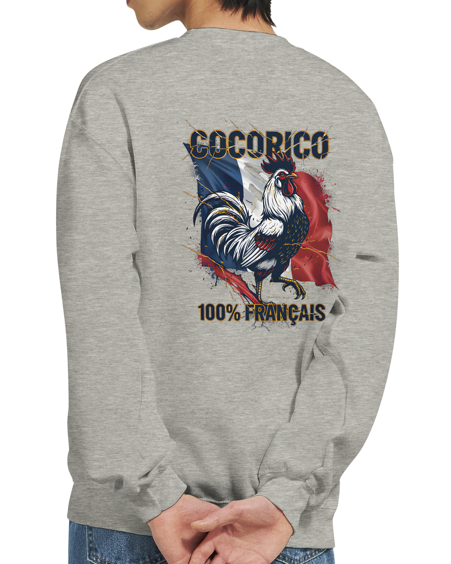 Sweat-shirt Homme Cocorico – Classique et Confortable