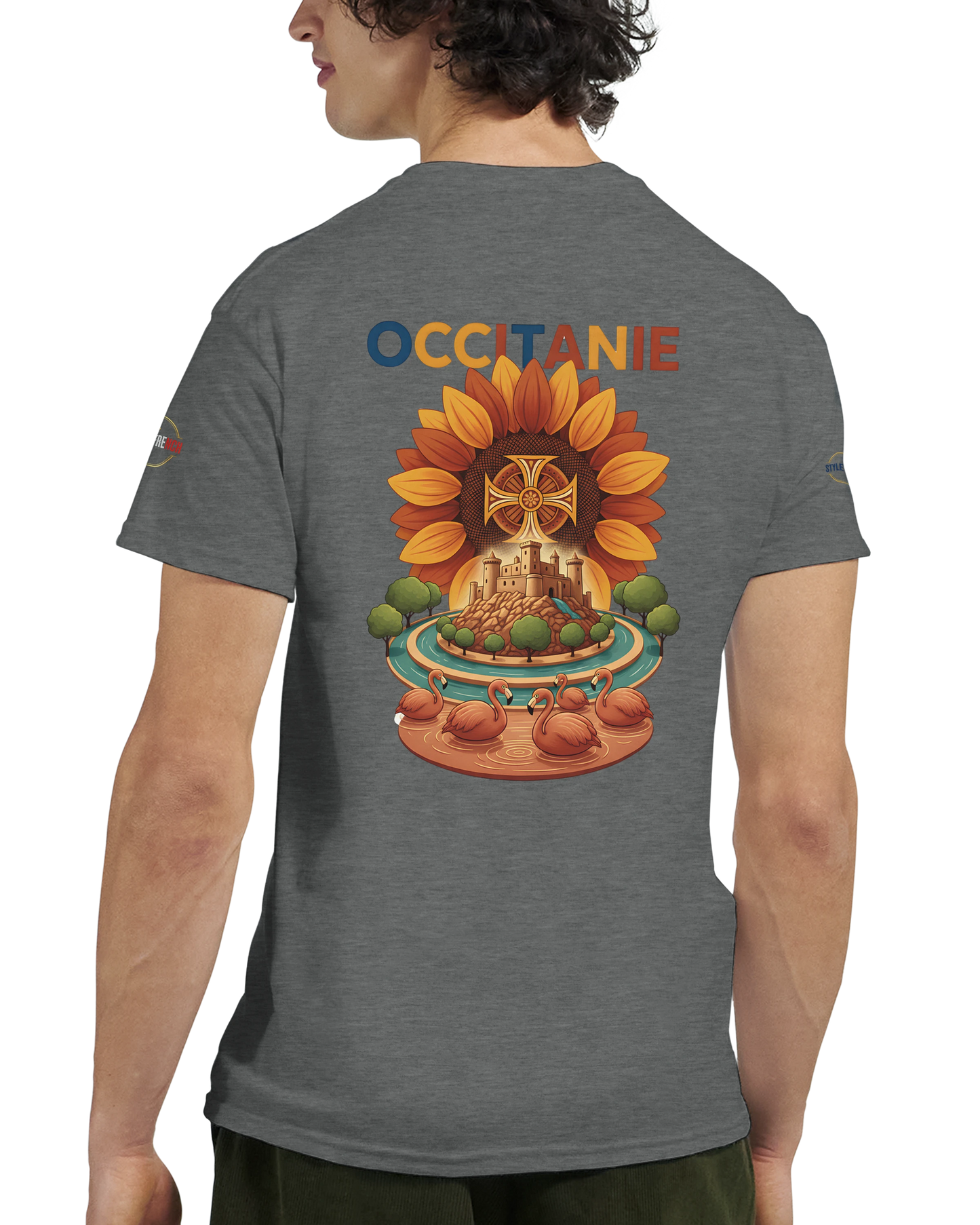 T-shirt Unisexe Occitanie – Coton Épais Premium