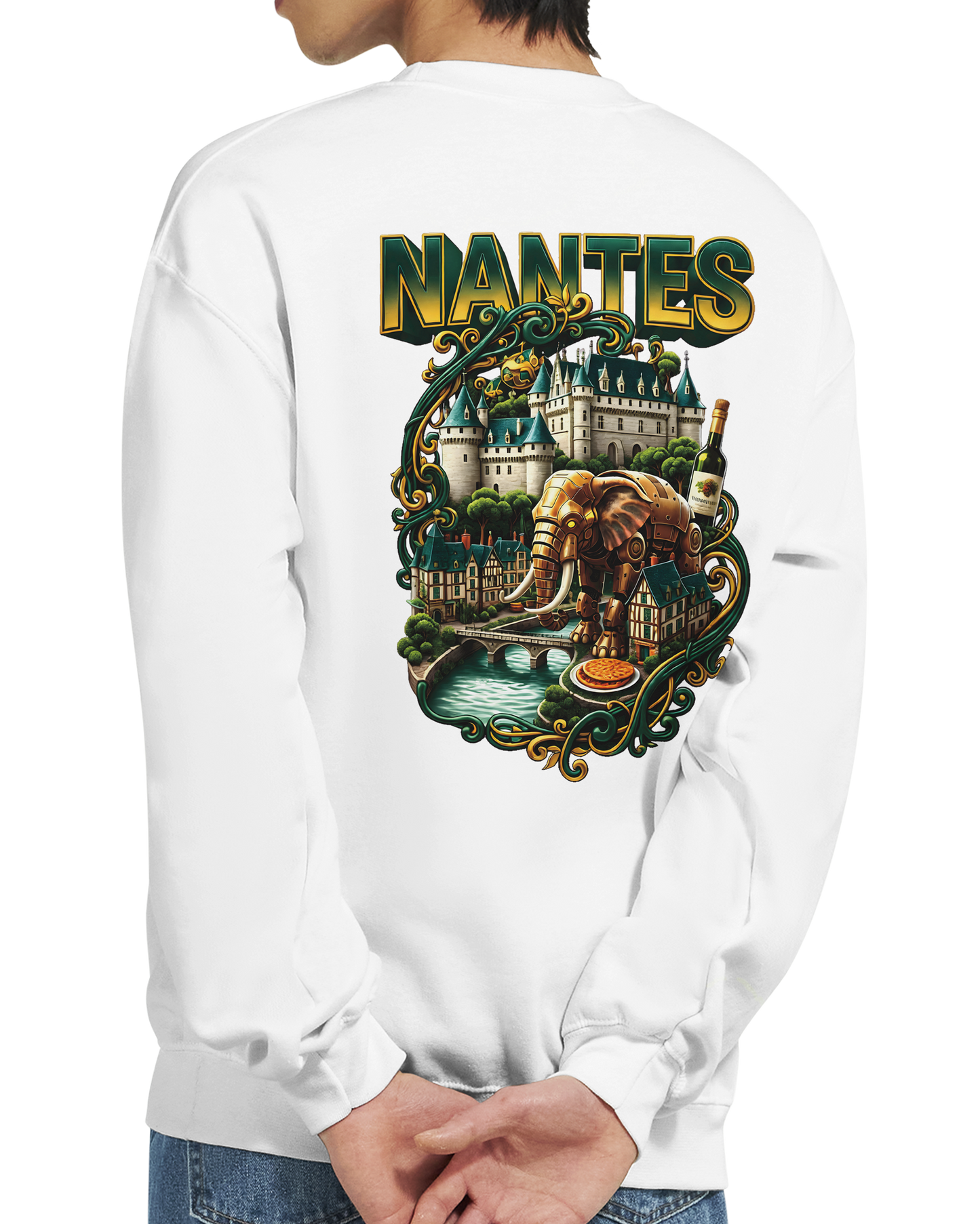 Sweat-shirt unisexe Nantes – Confort premium et style décontracté