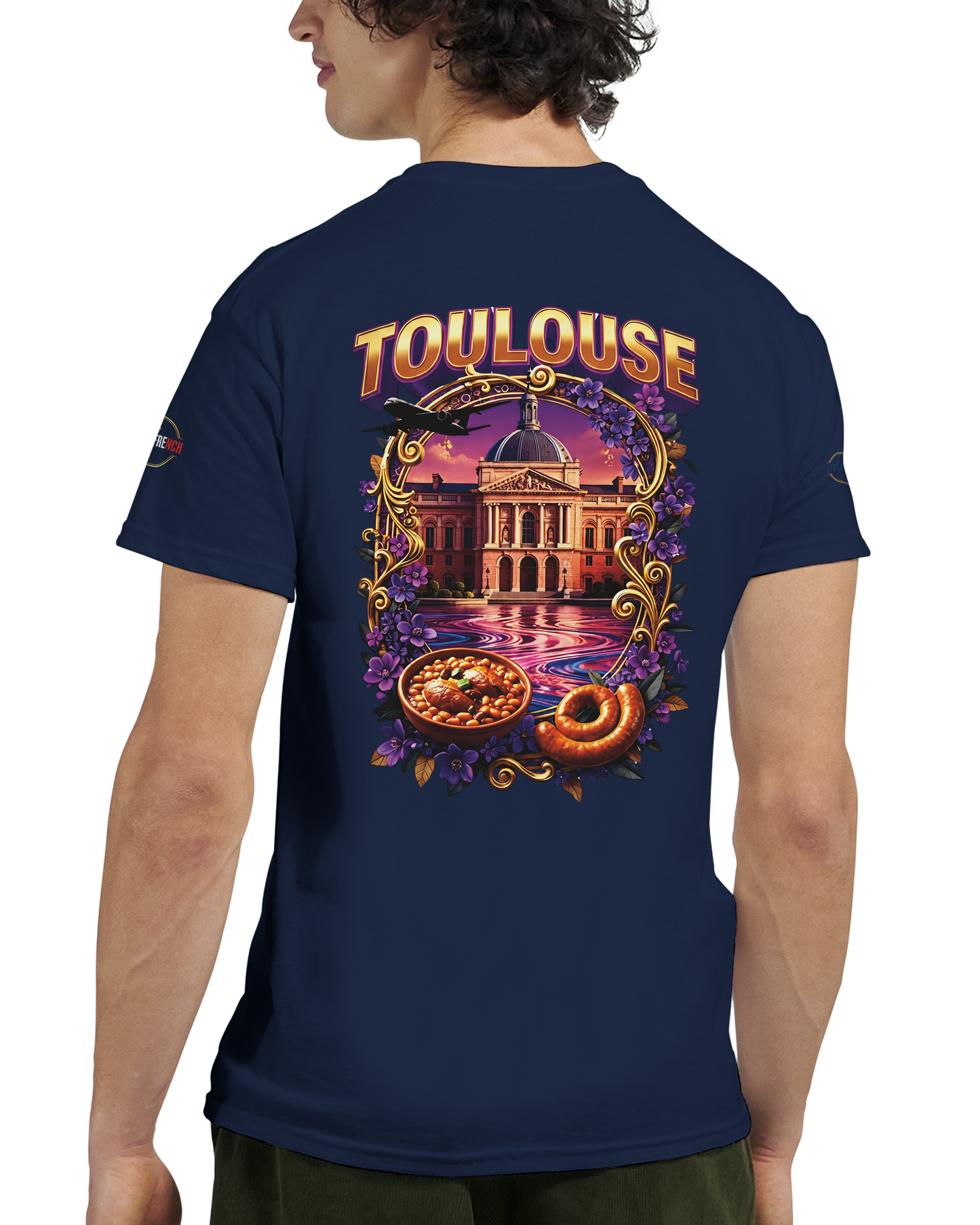 T-Shirt Unisexe Toulouse France – T-Shirt en Coton Premium à Coupe Classique