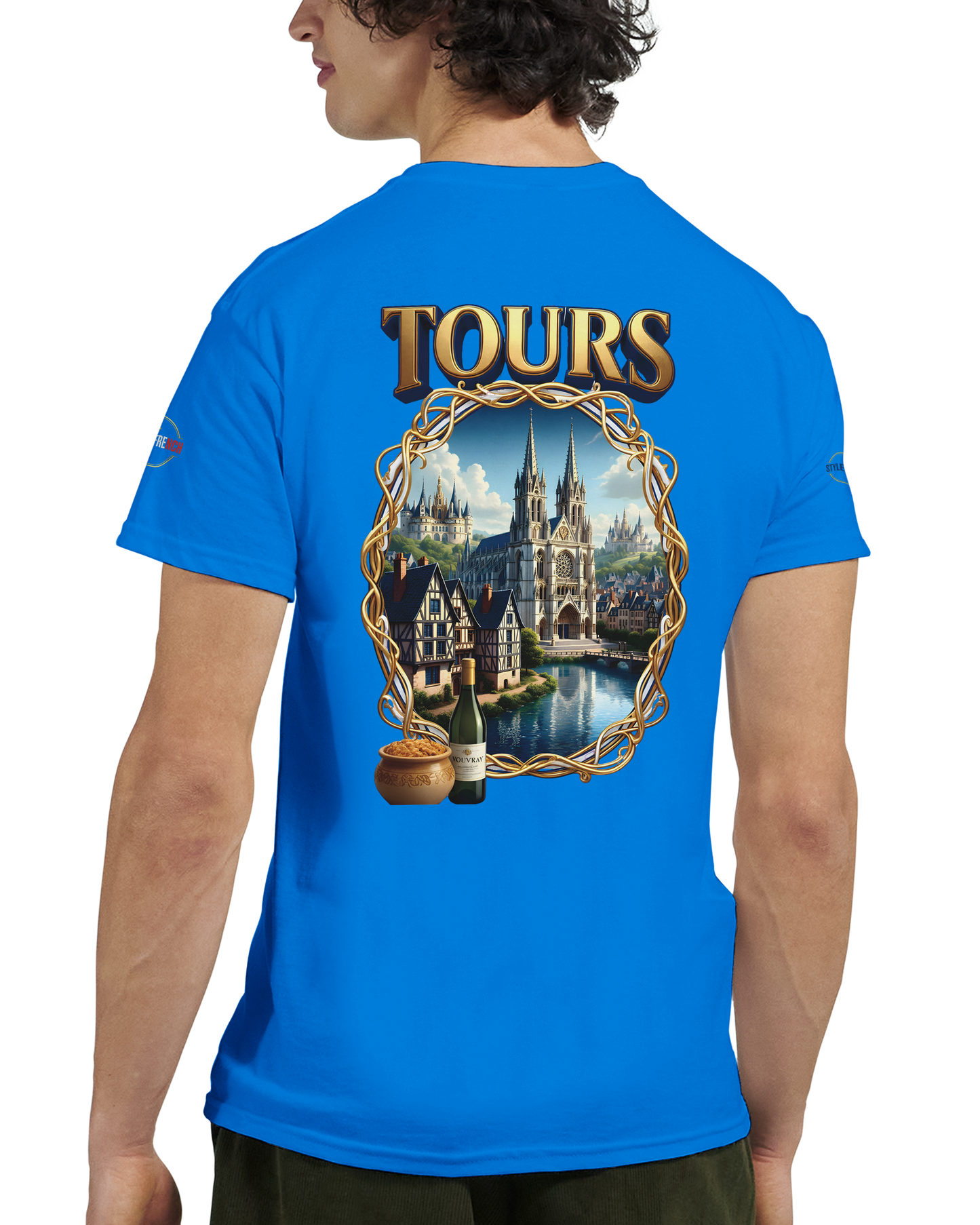 T-shirt Unisexe Tours Ville de France – Coton Épais Premium