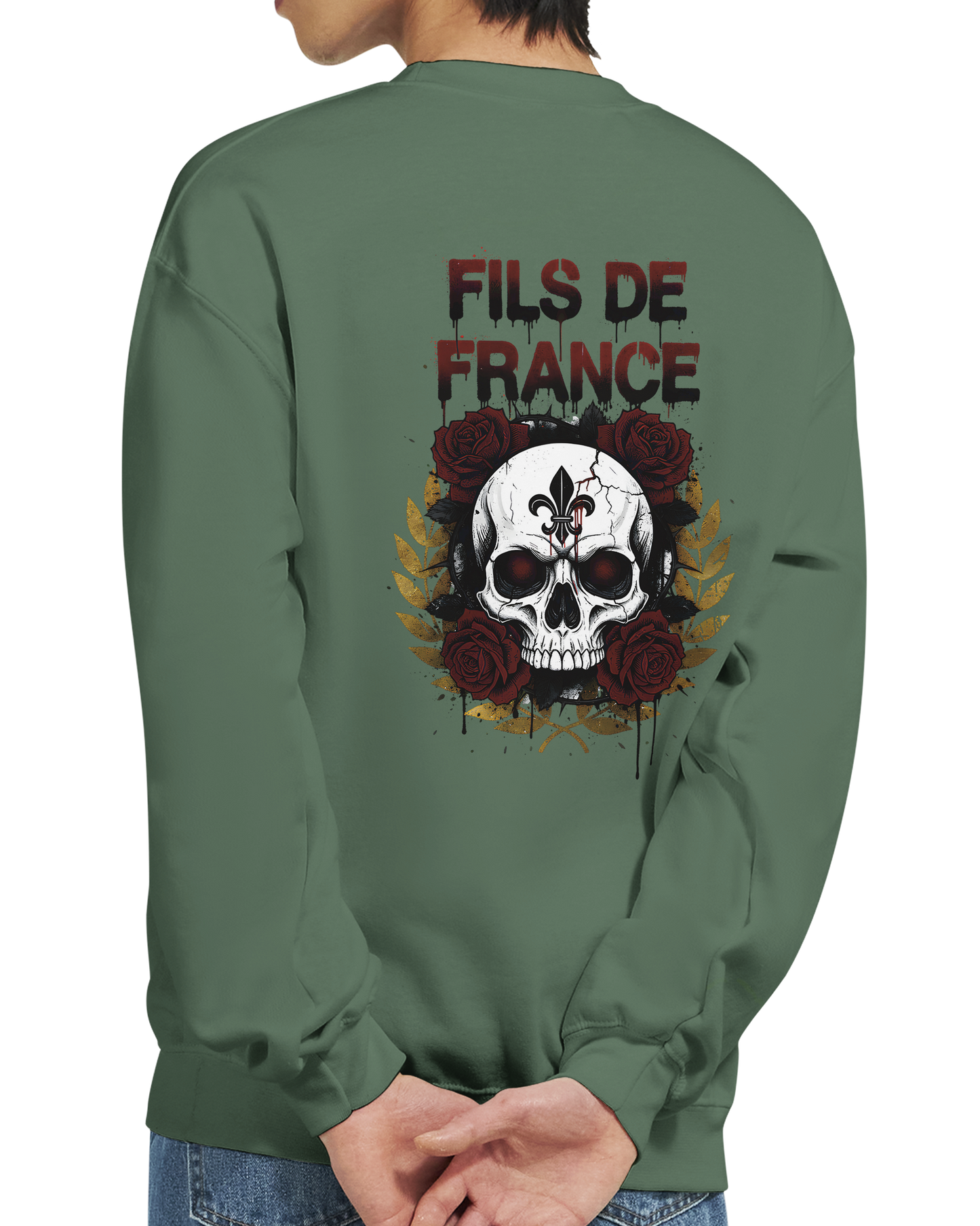 Sweat-shirt Homme Fils de France –Premium Confort Classique