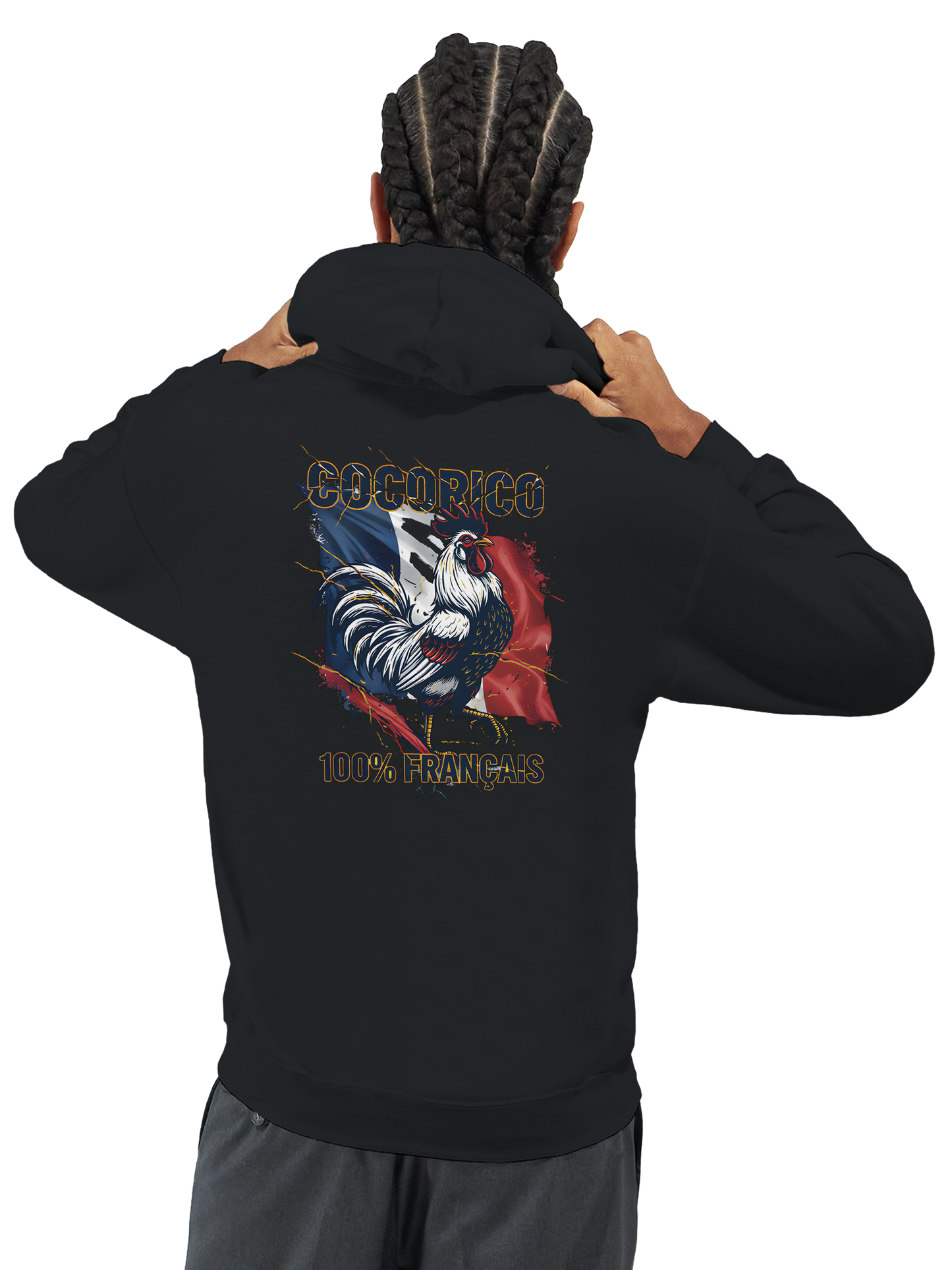 Sweat à Capuche Homme Cocorico – Confort et Style Français