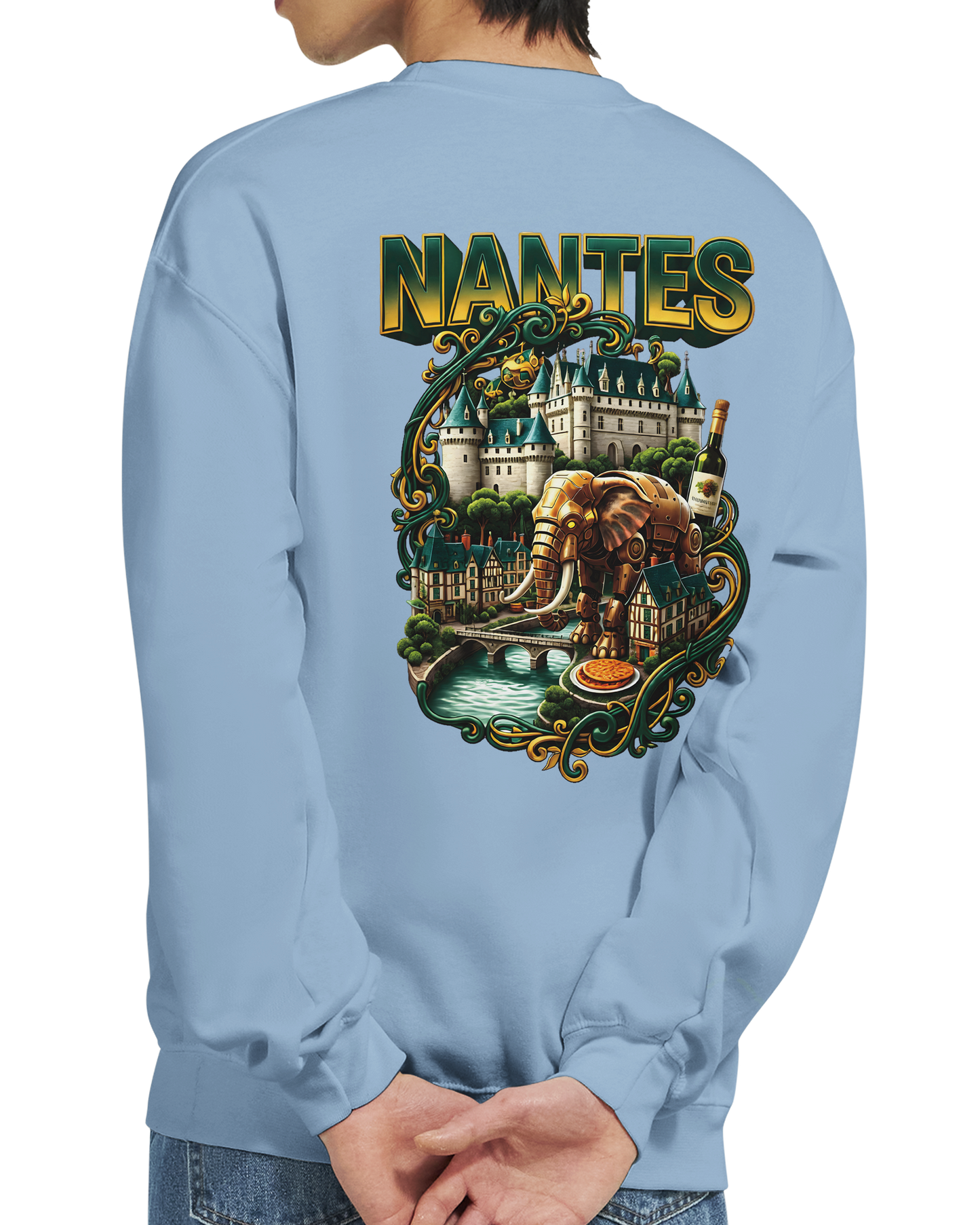 Sweat-shirt unisexe Nantes – Confort premium et style décontracté