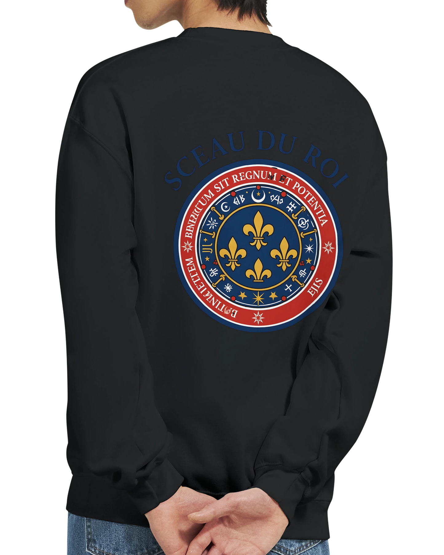 Sweat-shirt Homme Le Sceau du Roi - Coupe Classique Confortable