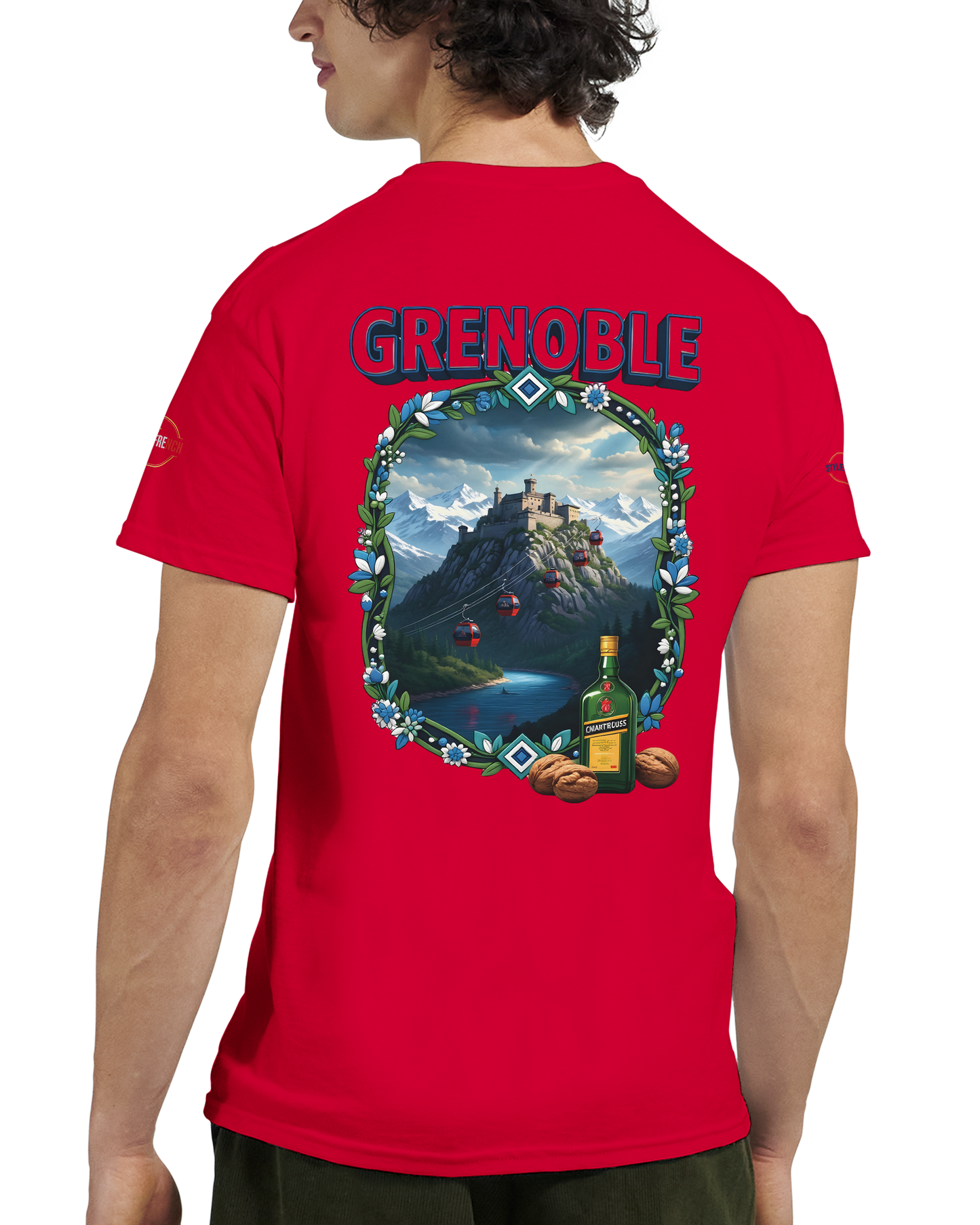 T-shirt Unisexe Grenoble - Ville de France - Coton Premium