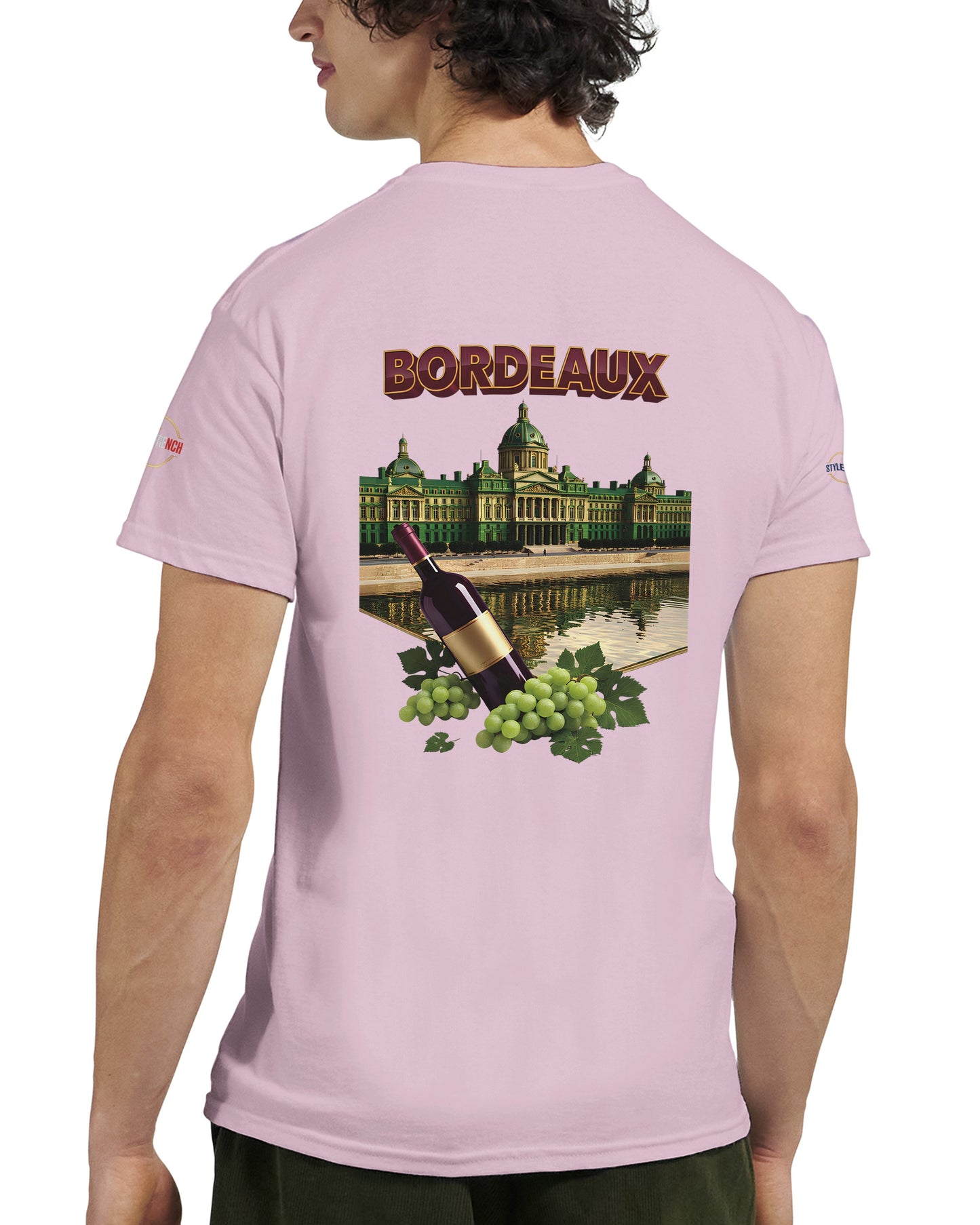 T-shirt Unisexe Bordeaux Ville de France – Coton Épais Premium