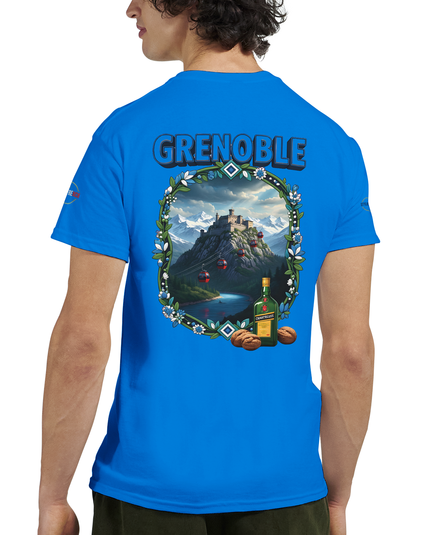 T-shirt Unisexe Grenoble - Ville de France - Coton Premium