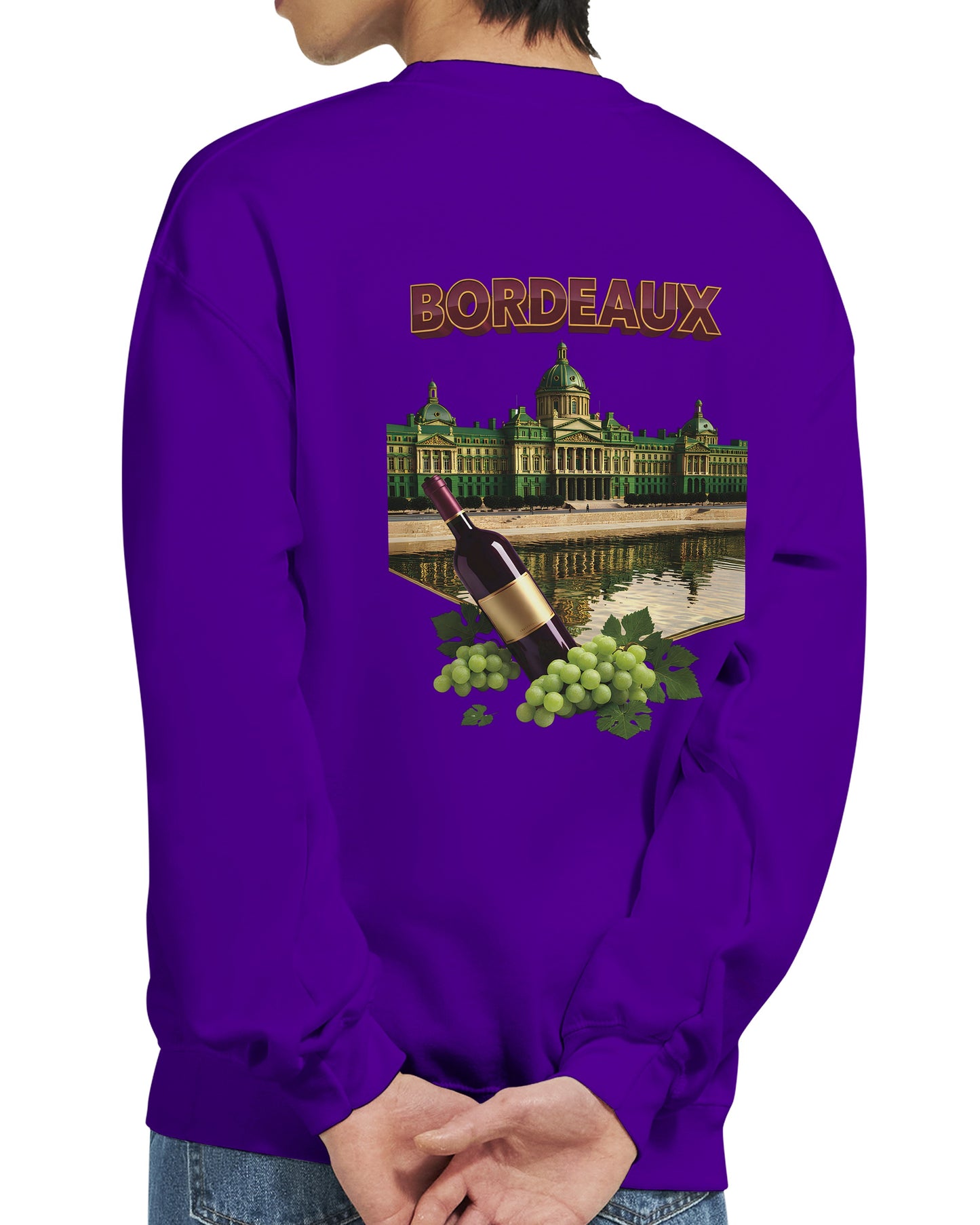 Sweat-shirt Unisexe Bordeaux Ville de France – Classique et Confortable