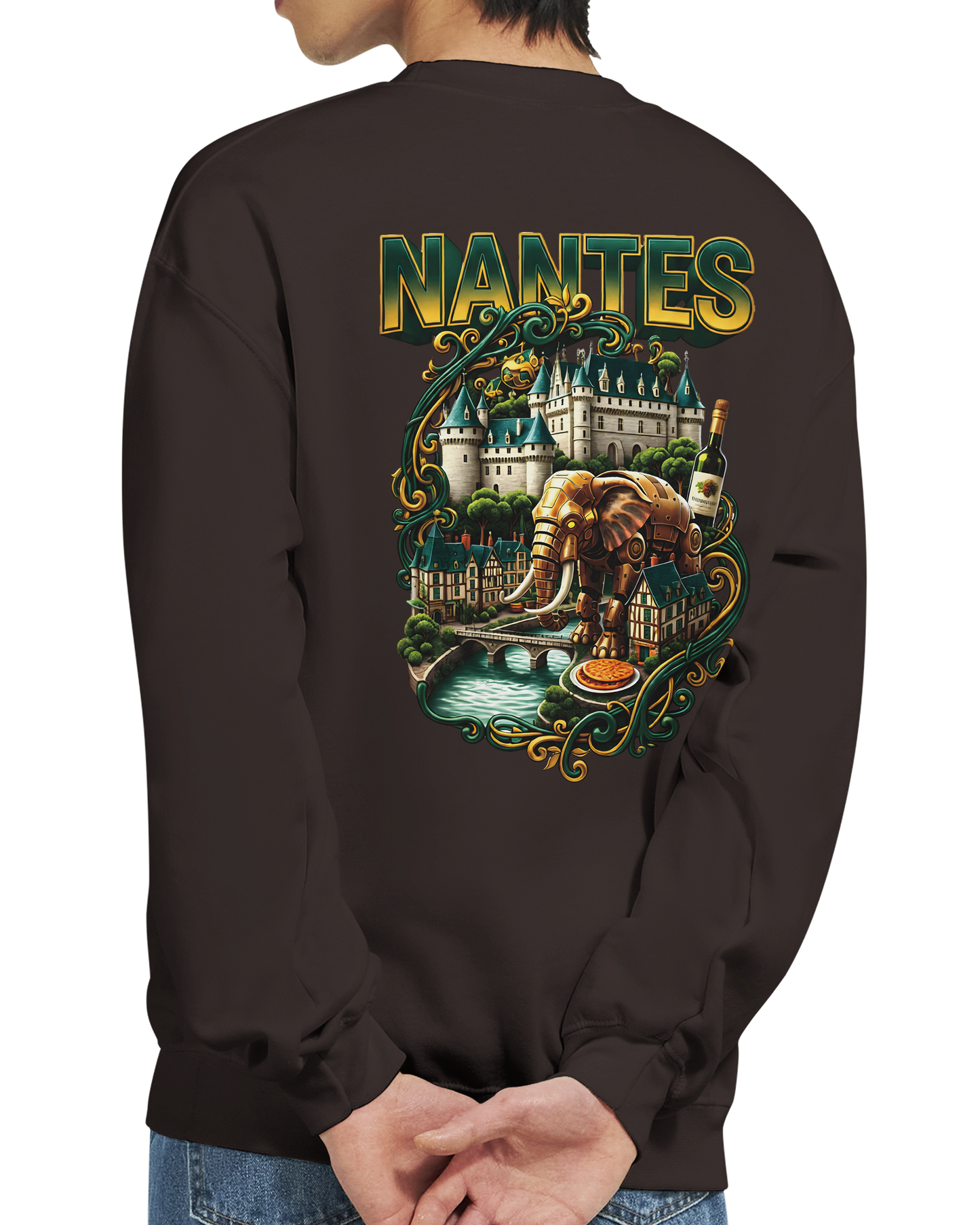 Sweat-shirt unisexe Nantes – Confort premium et style décontracté