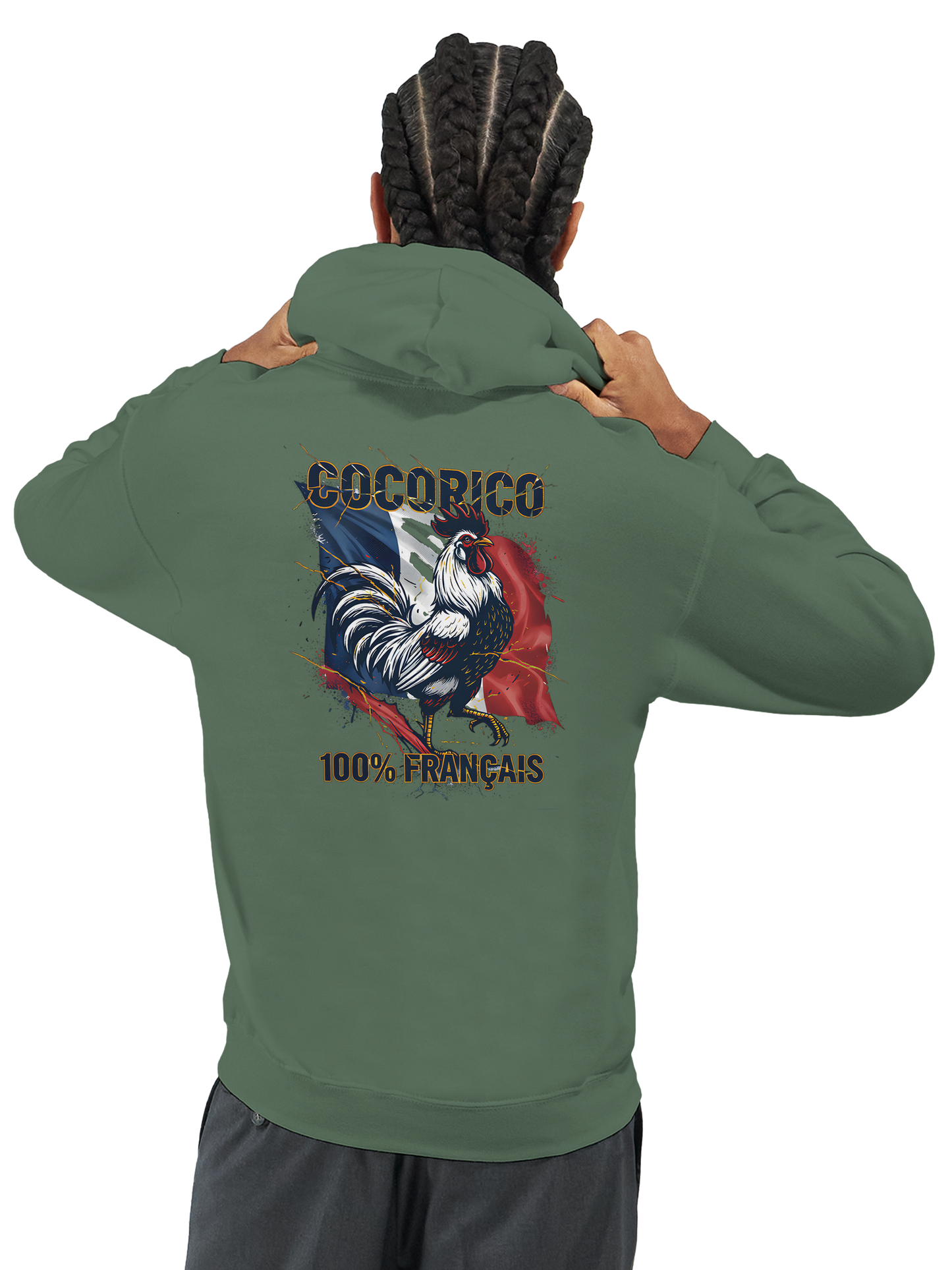 Sweat à Capuche Homme Cocorico – Confort et Style Français