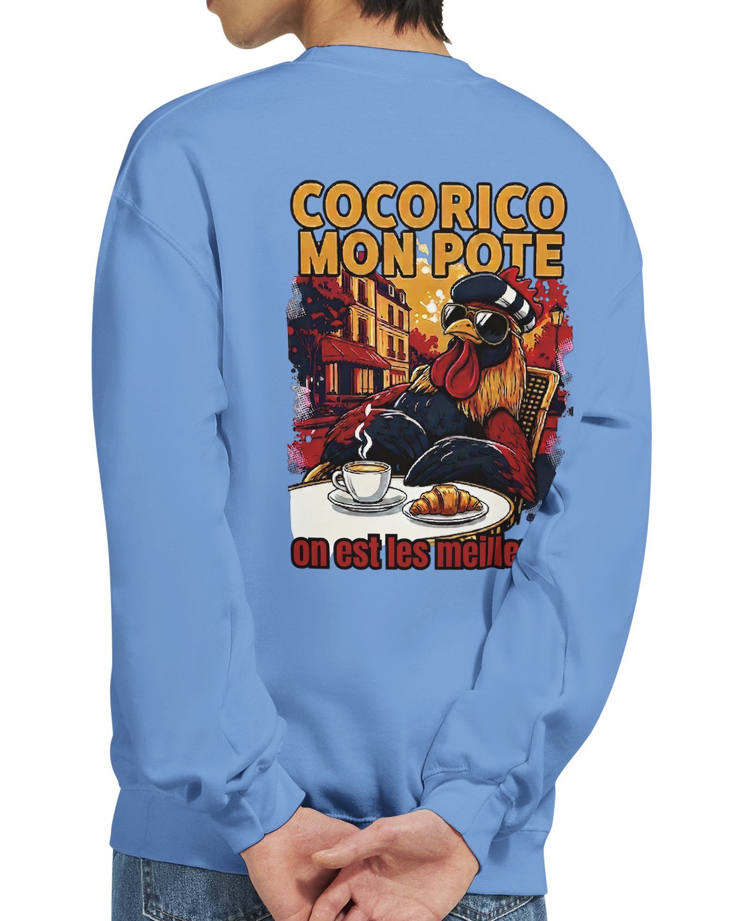Sweat-shirt Cocorico On Est Les Meilleurs - Confort et Style Premium