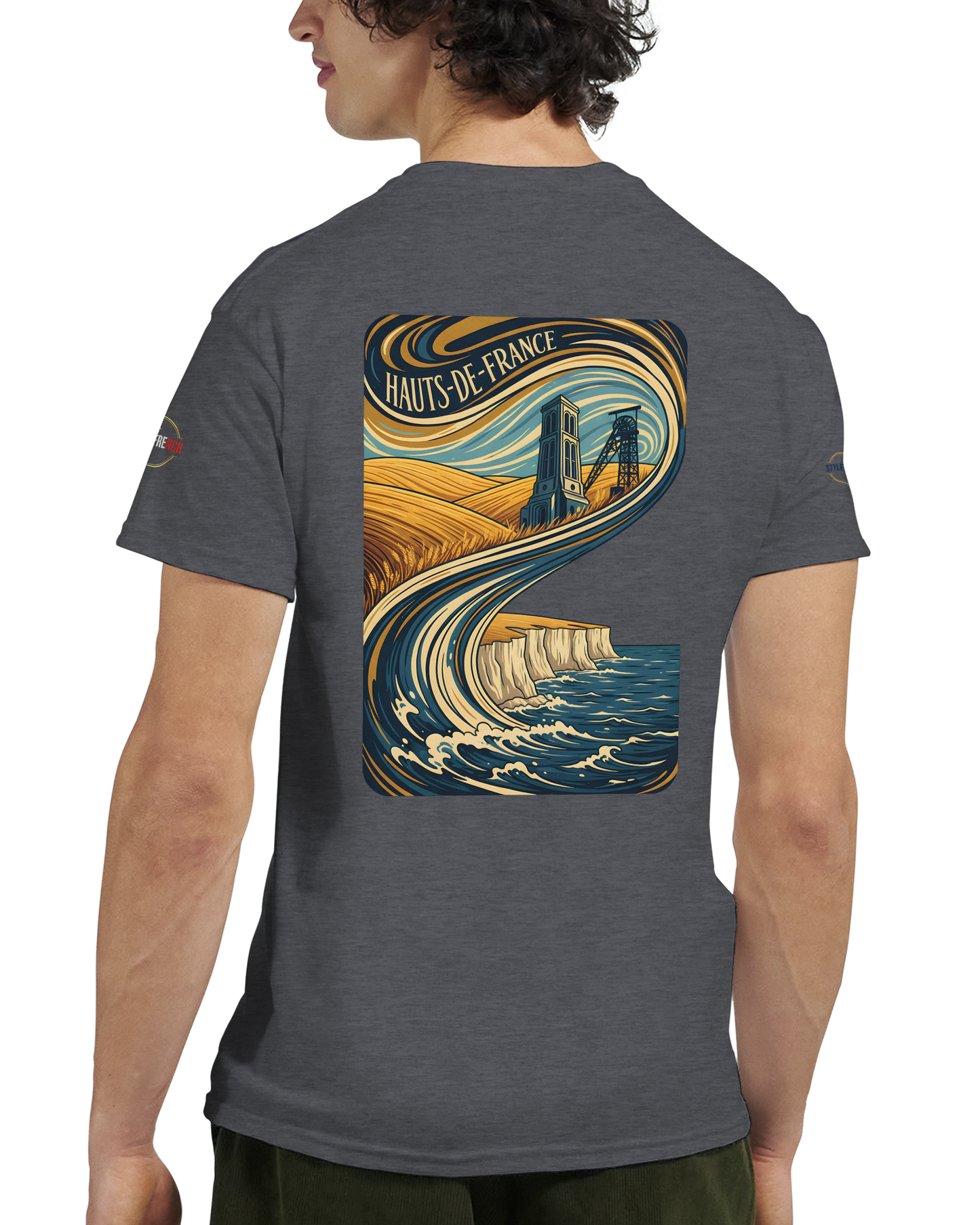 T-shirt Unisexe Haut de France - Coton Épais Premium