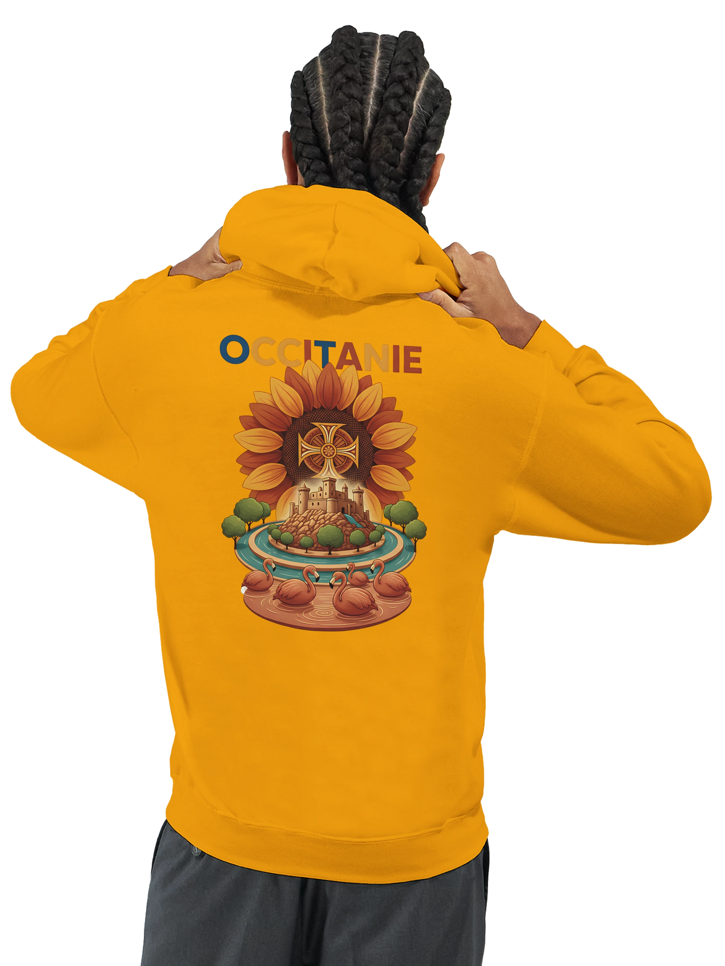 Sweat à Capuche Unisexe Occitanie – Hoodie Confortable et Résistant