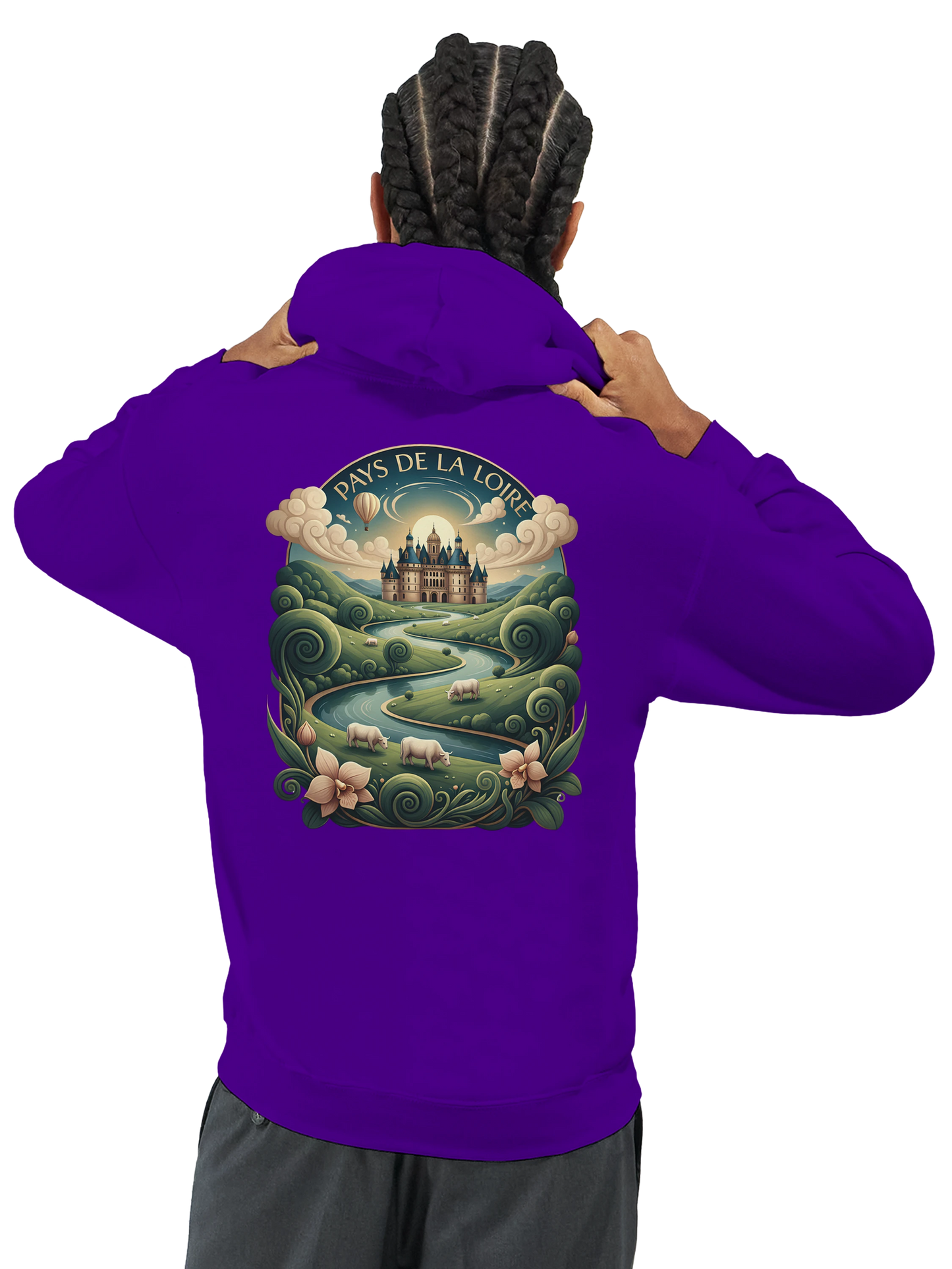 Sweat à capuche unisexe Pays de la Loire - Confort Premium