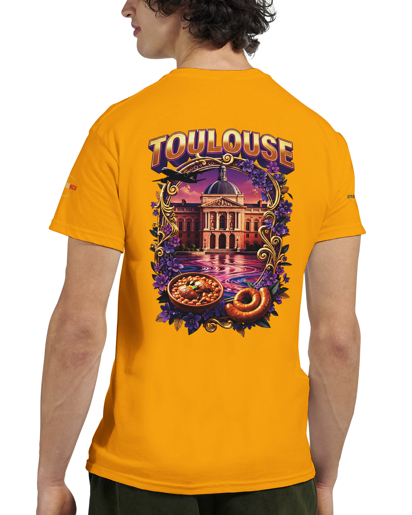 T-Shirt Unisexe Toulouse France – T-Shirt en Coton Premium à Coupe Classique