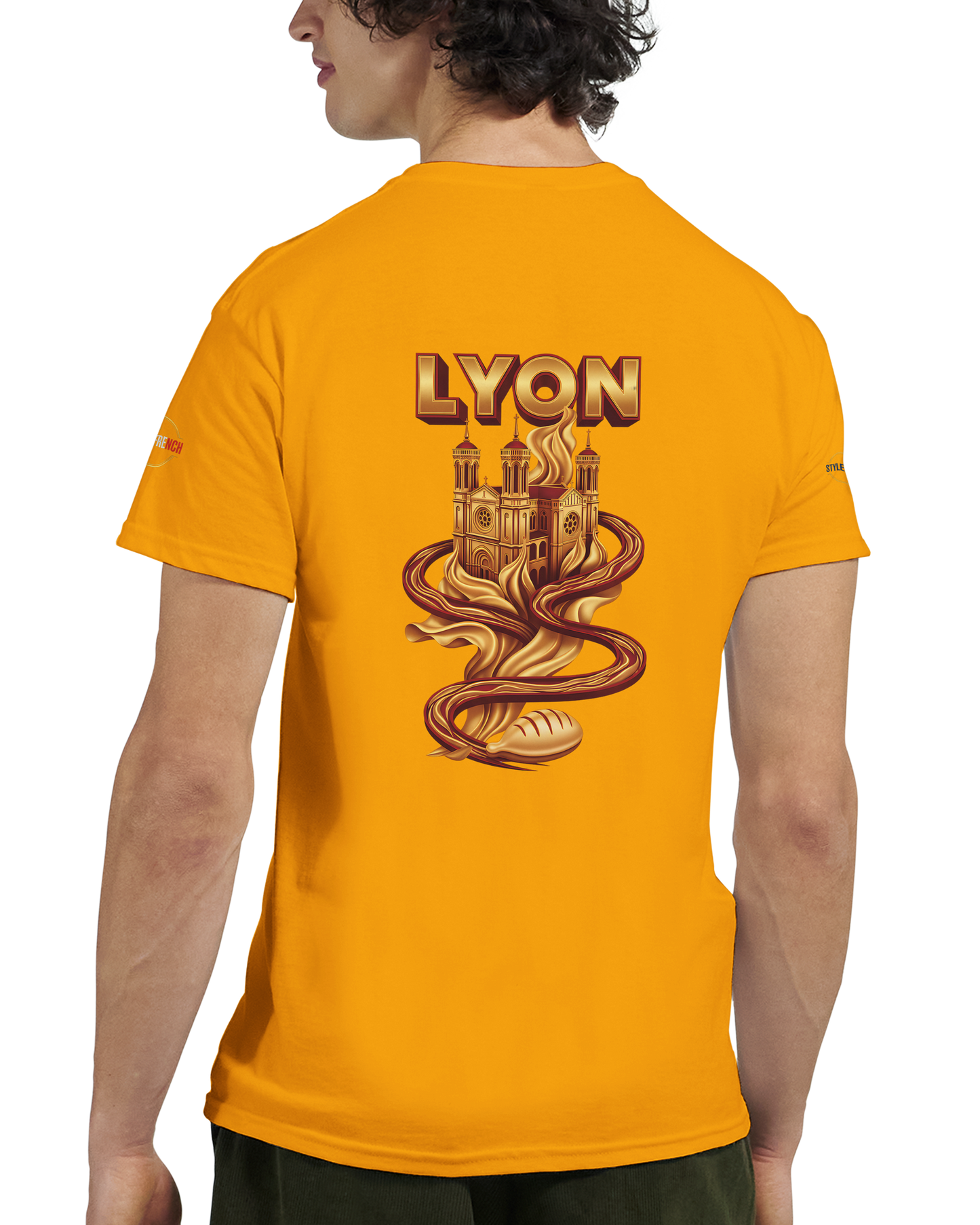 T-Shirt Unisexe Lyon - Design Ville de France - 100% Coton