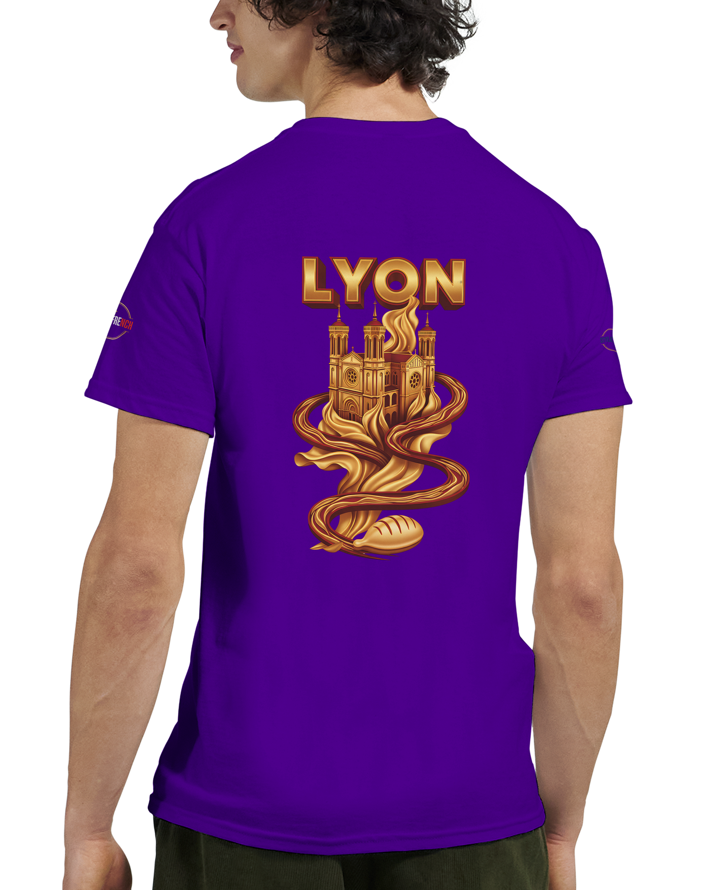 T-Shirt Unisexe Lyon - Design Ville de France - 100% Coton