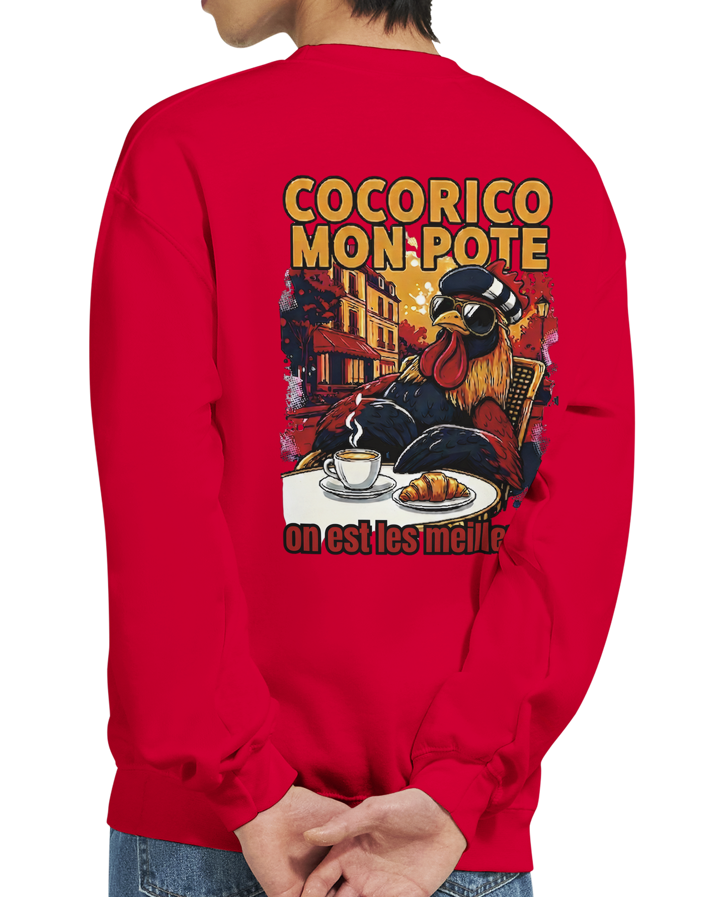 Sweat-shirt Cocorico On Est Les Meilleurs - Confort et Style Premium