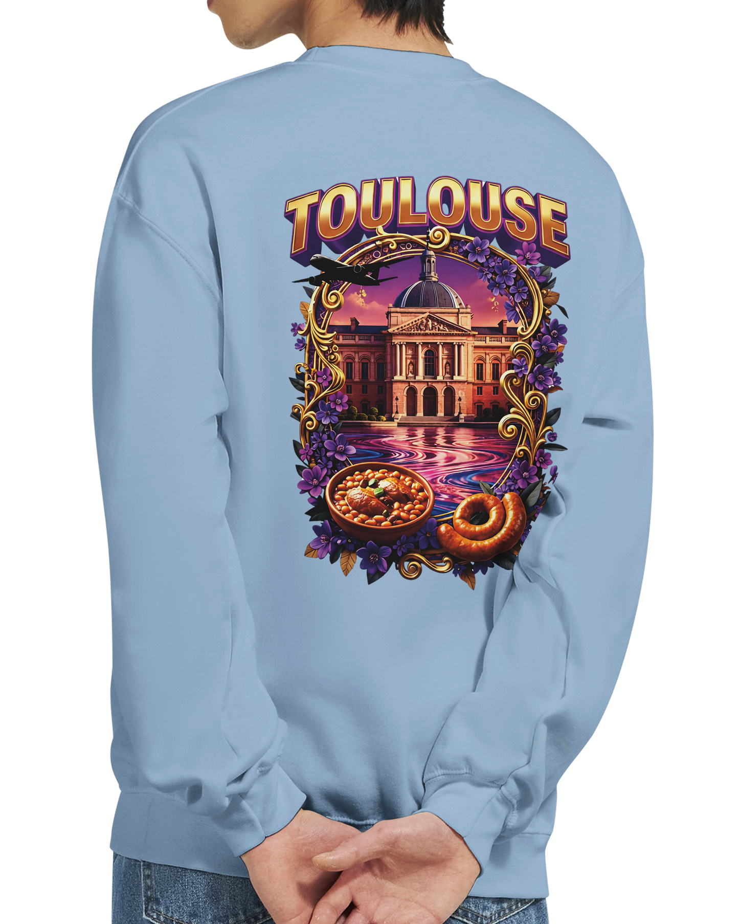 Sweat-shirt Unisexe Toulouse – Design Ville de France