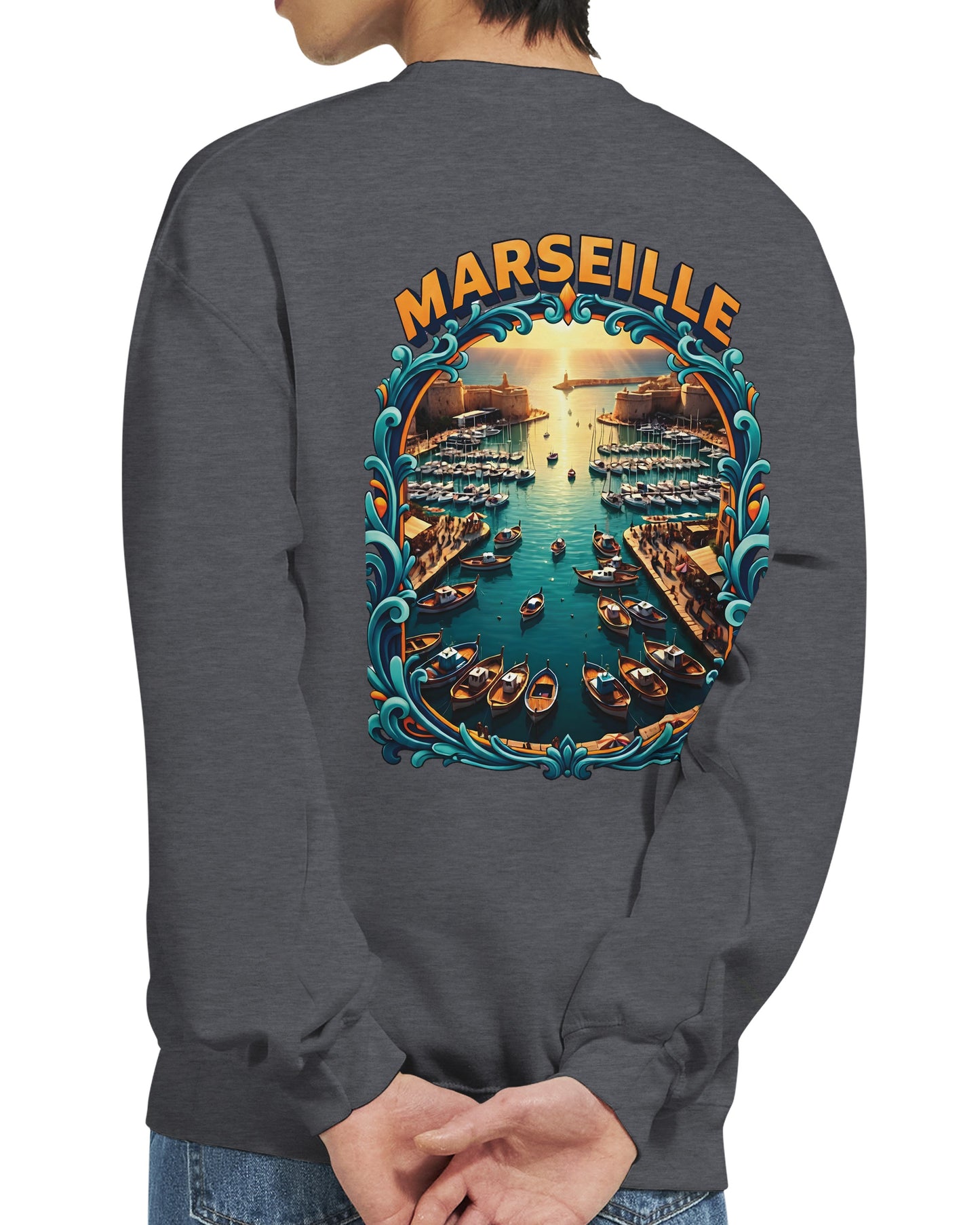 Sweat-shirt Unisexe Marseille - Confort Premium et Style Urbain