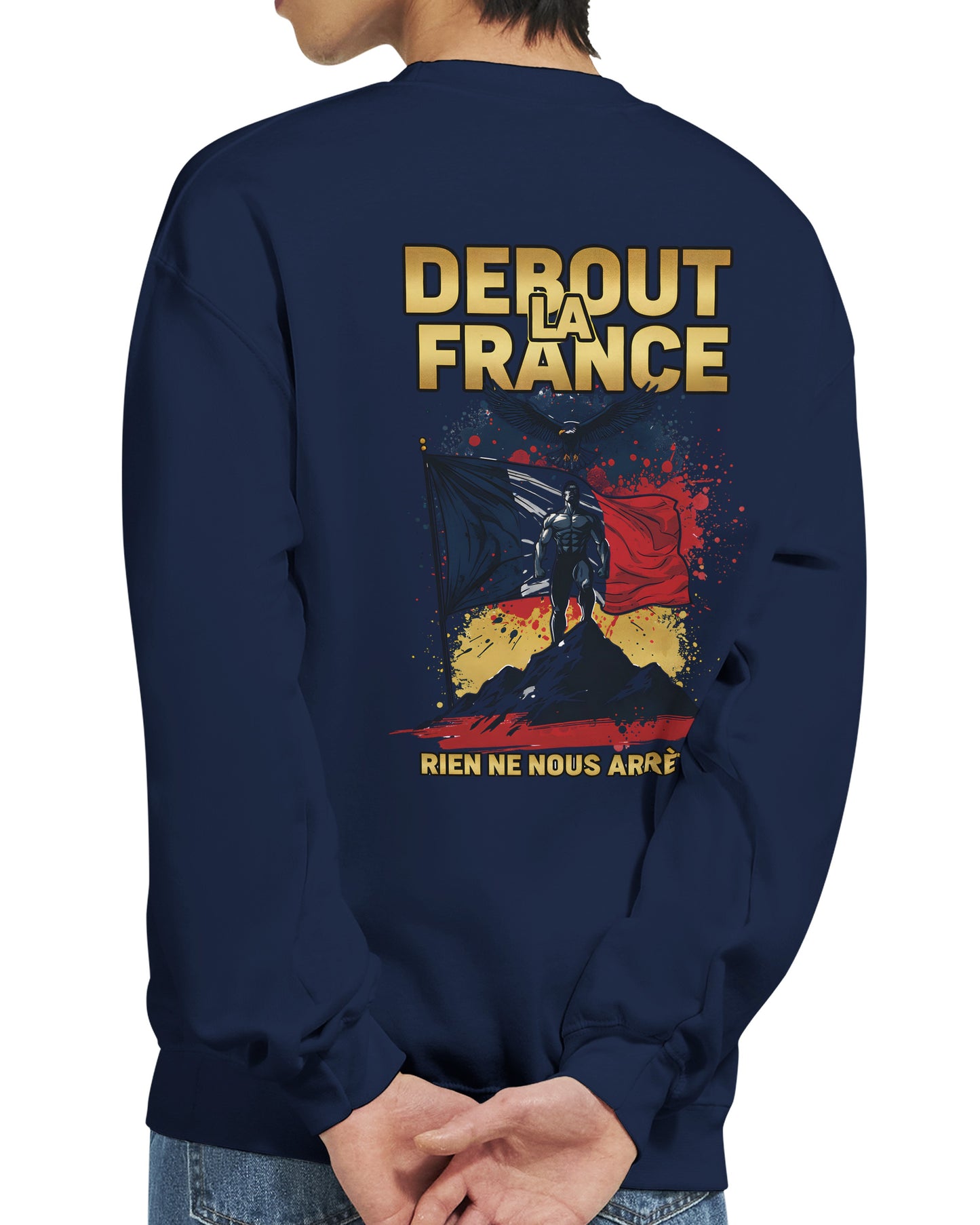 Sweat-shirt Debout La France - Confort Premium et Design Classique