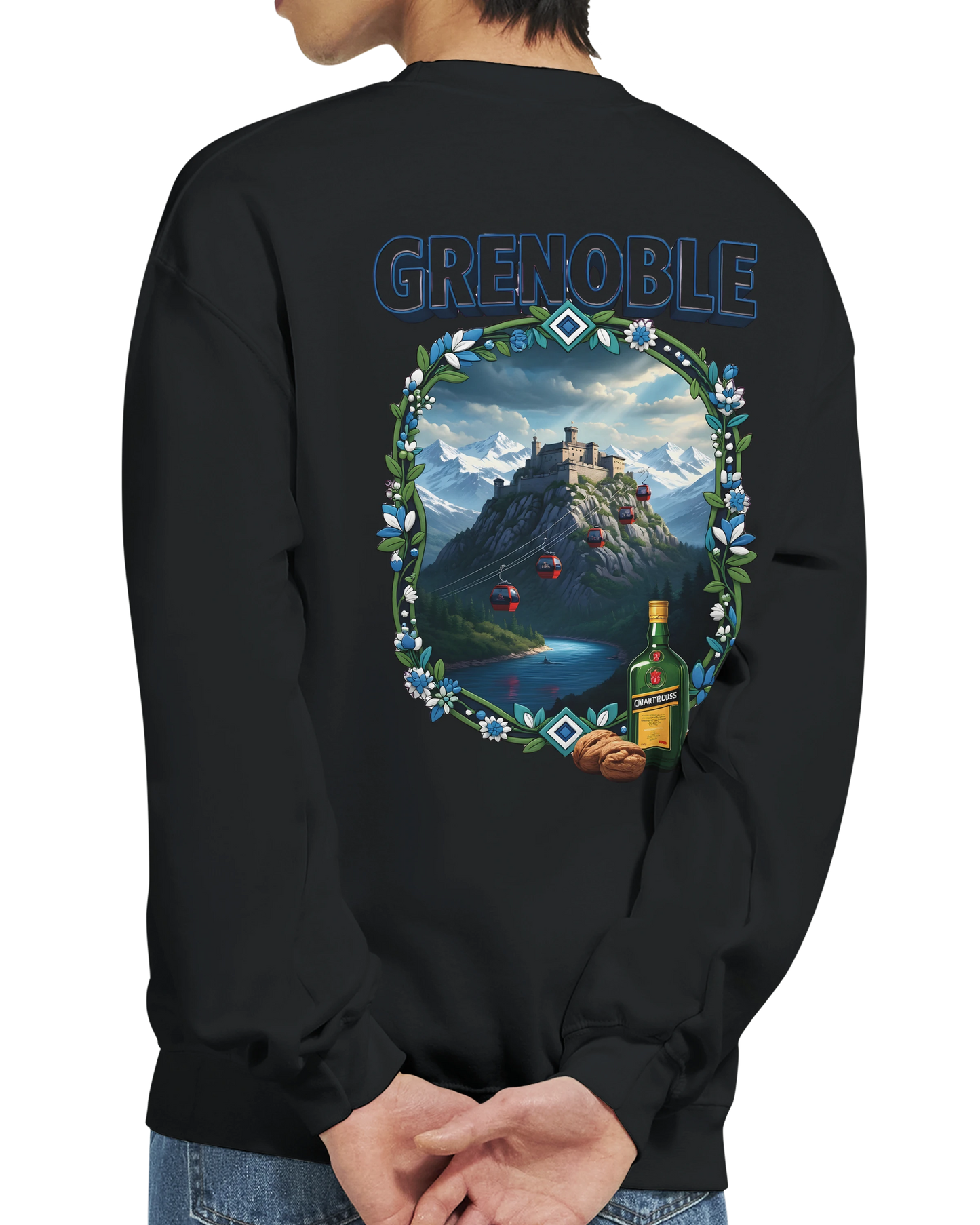 Sweat-shirt unisexe Grenoble – Style urbain premium