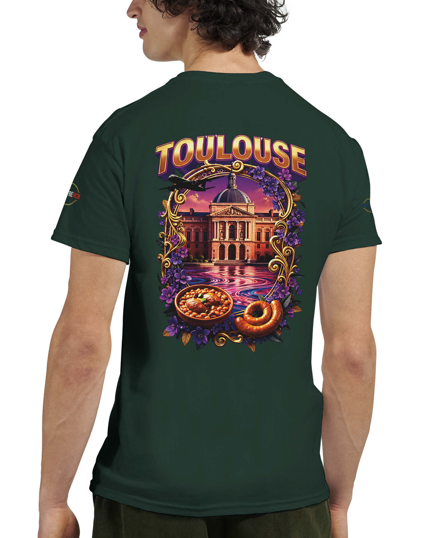 T-Shirt Unisexe Toulouse France – T-Shirt en Coton Premium à Coupe Classique