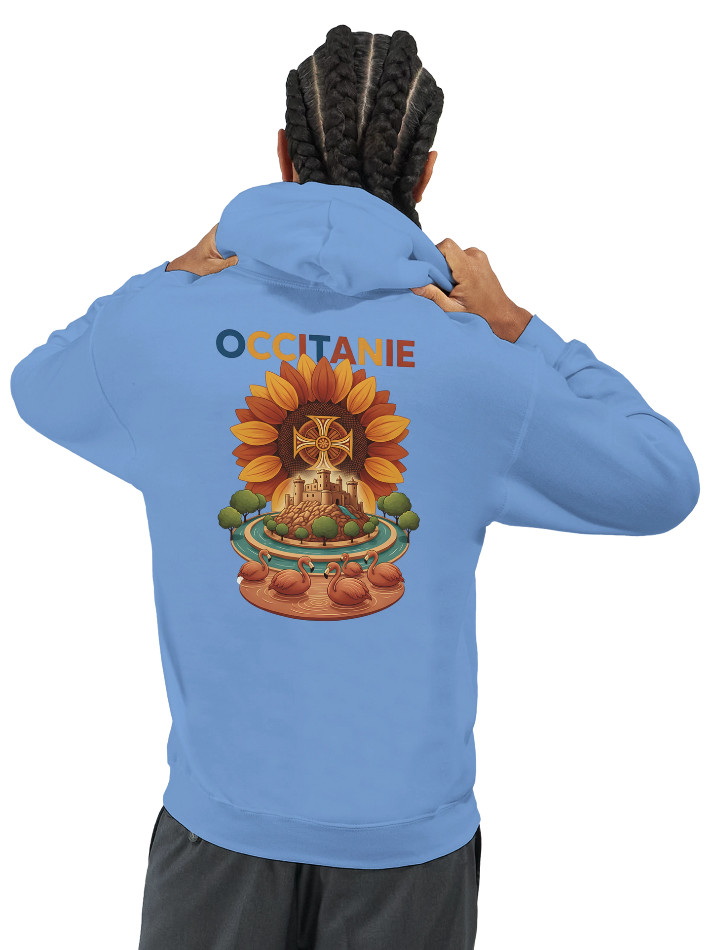 Sweat à Capuche Unisexe Occitanie – Hoodie Confortable et Résistant
