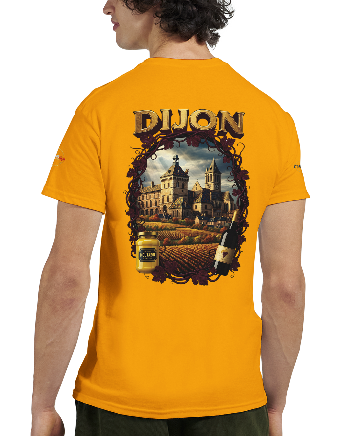T-shirt Unisexe Dijon – Ville de France en Coton Premium