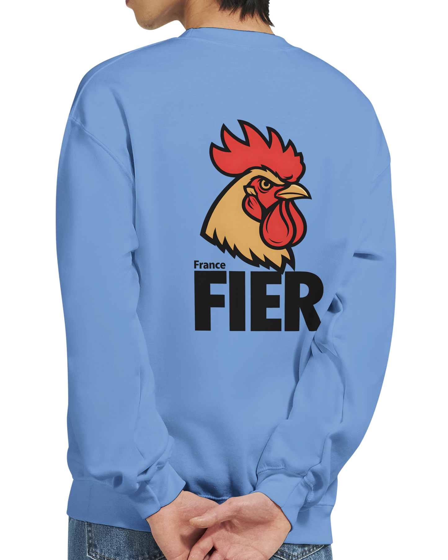 Sweat-shirt Homme France Fier - Coupe Classique et Confort Premium
