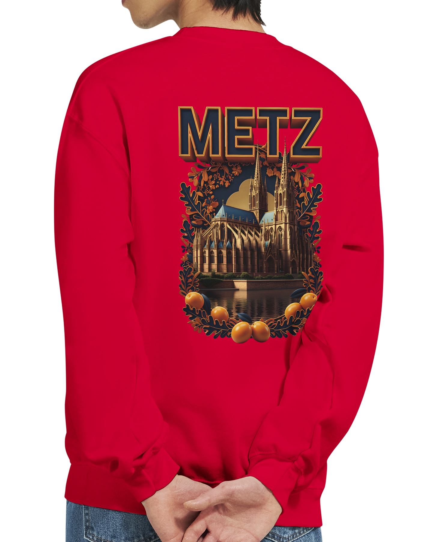 Sweat-shirt unisexe Metz – Coupe classique et confort premium