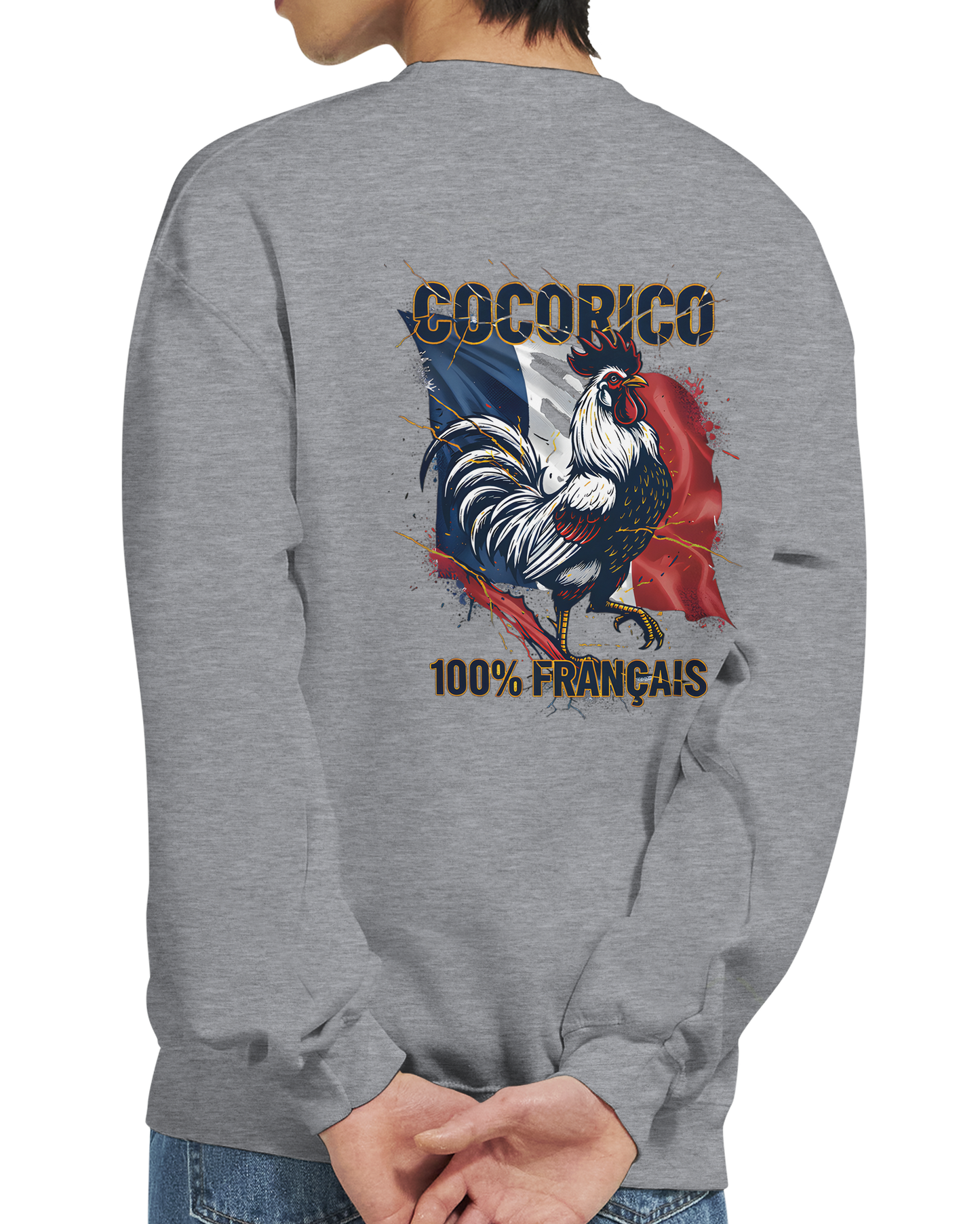 Sweat-shirt Homme Cocorico – Classique et Confortable