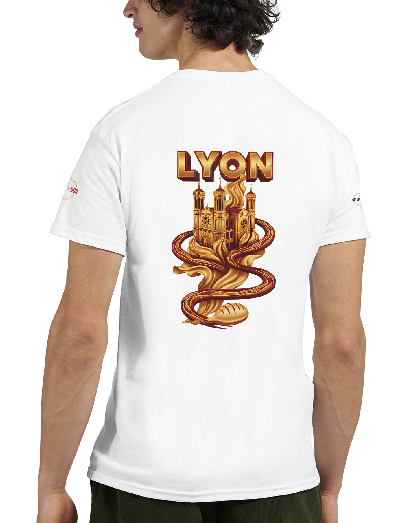 T-Shirt Unisexe Lyon - Design Ville de France - 100% Coton
