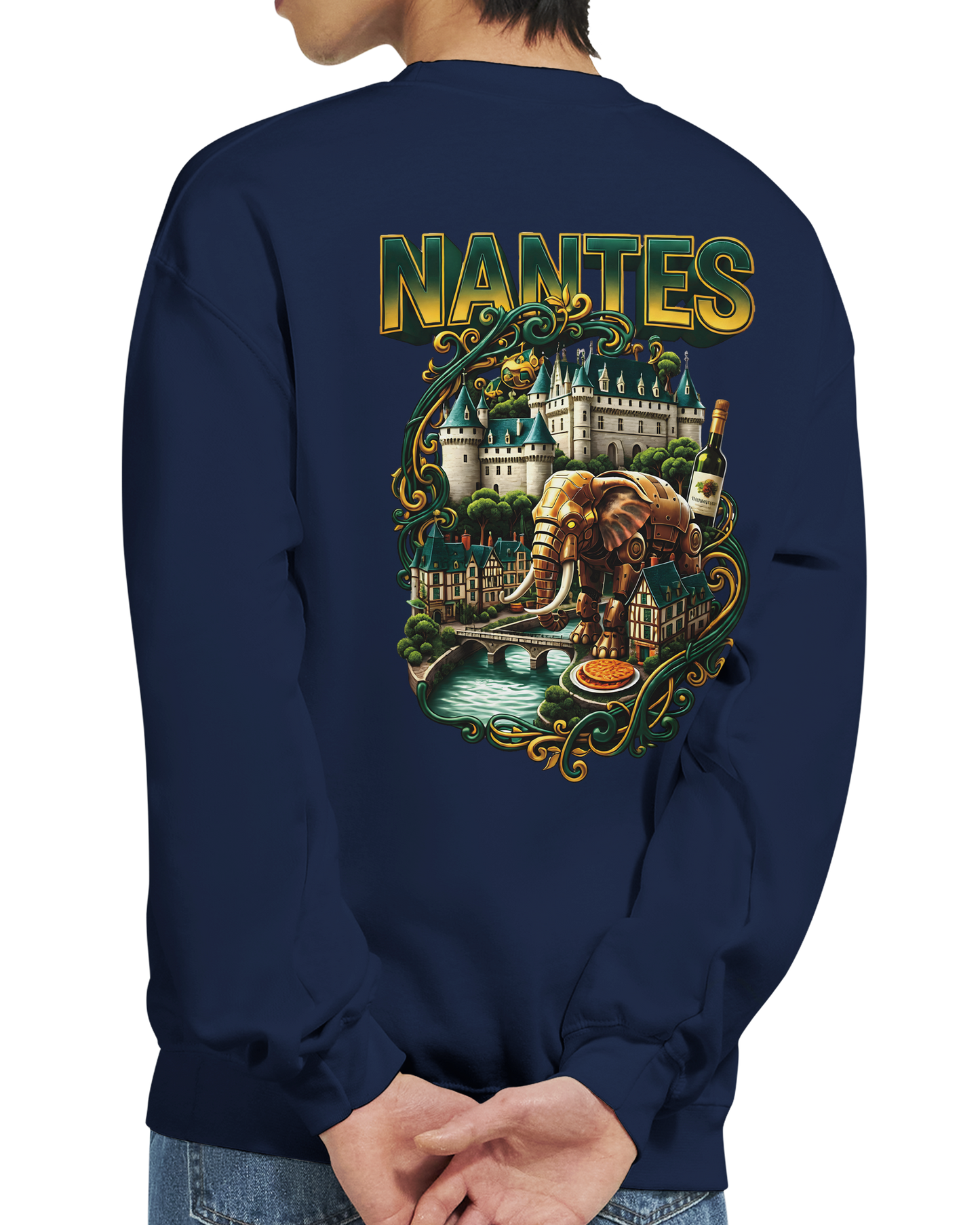 Sweat-shirt unisexe Nantes – Confort premium et style décontracté