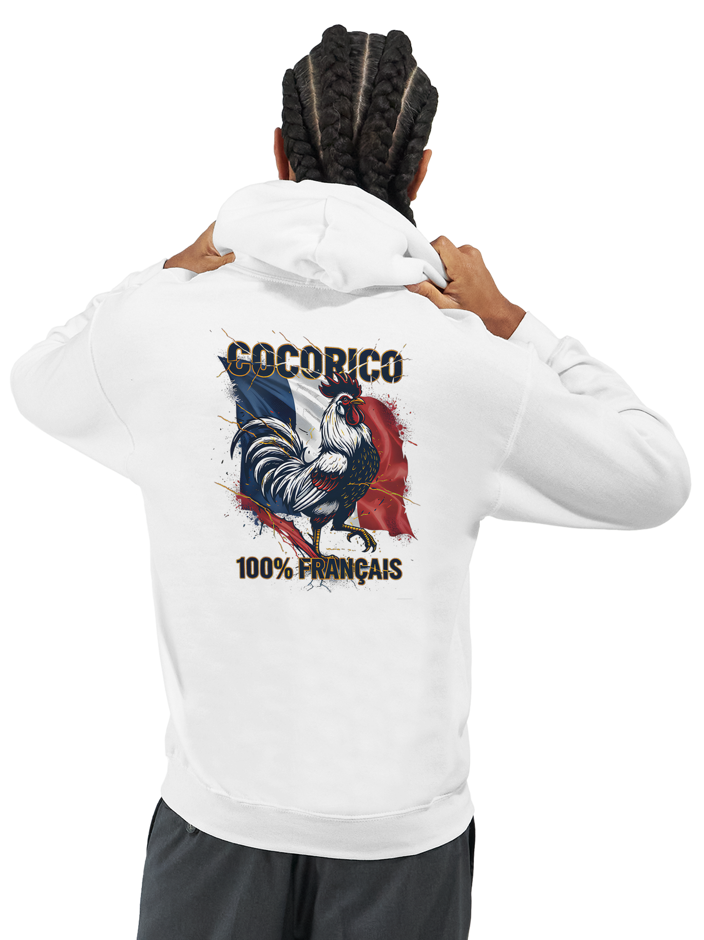 Sweat à Capuche Homme Cocorico – Confort et Style Français