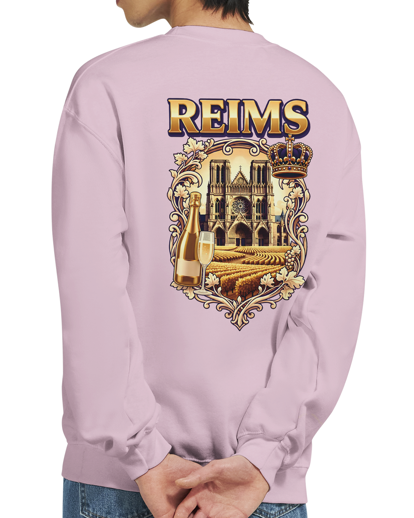 Sweat-shirt Reims – Sweat à col rond confortable en coton mélangé
