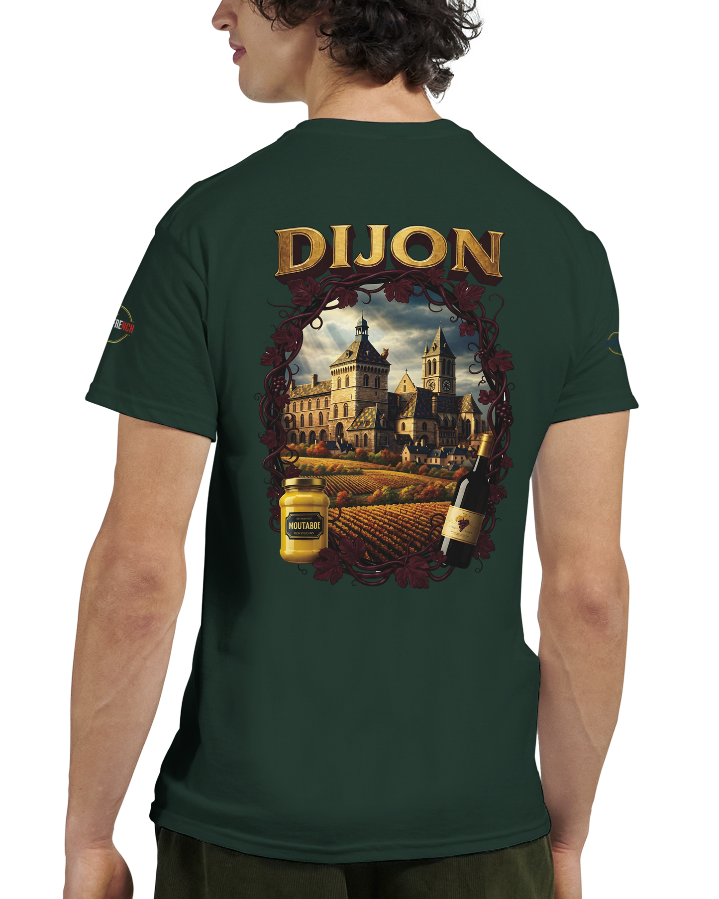 T-shirt Unisexe Dijon – Ville de France en Coton Premium