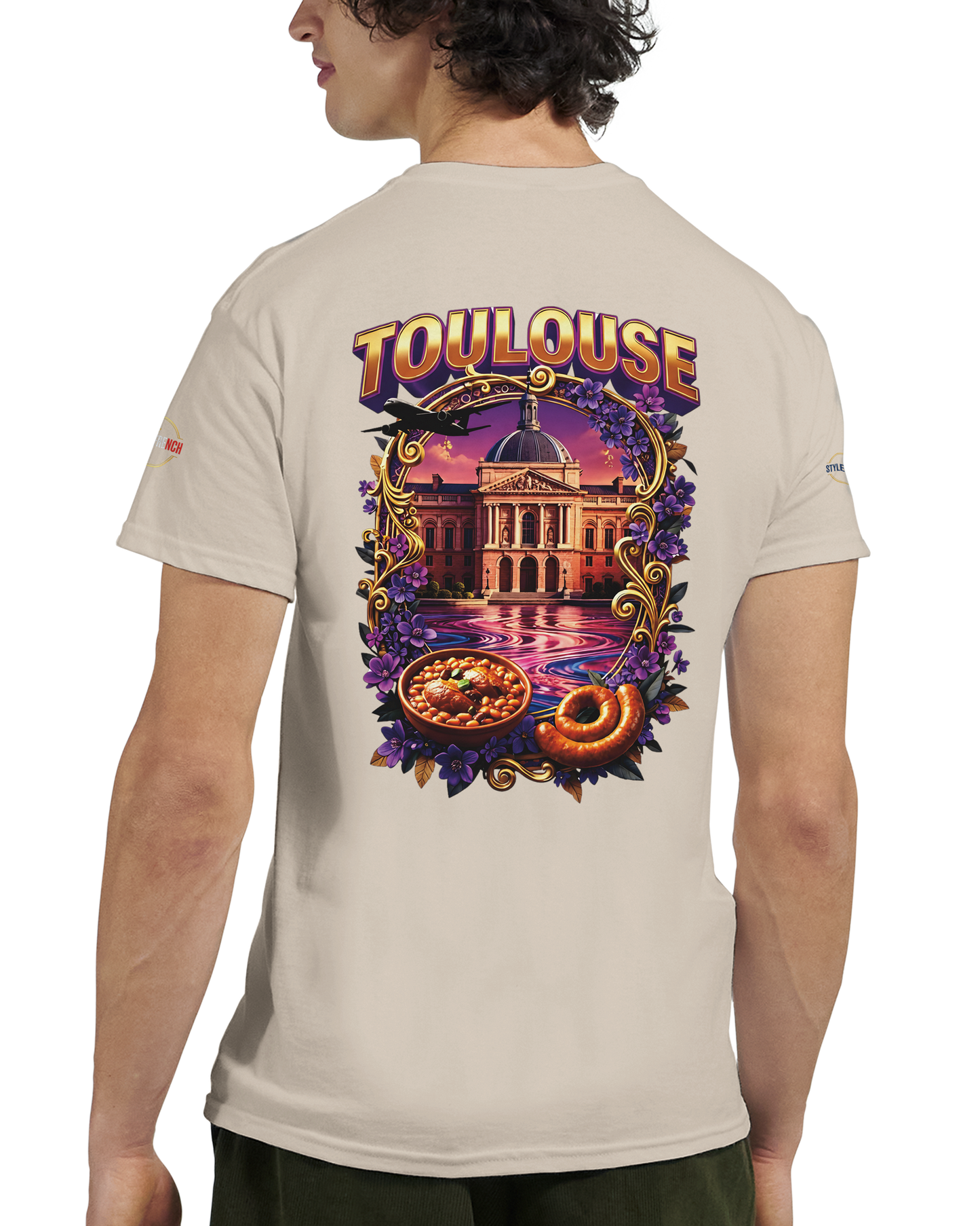 T-Shirt Unisexe Toulouse France – T-Shirt en Coton Premium à Coupe Classique