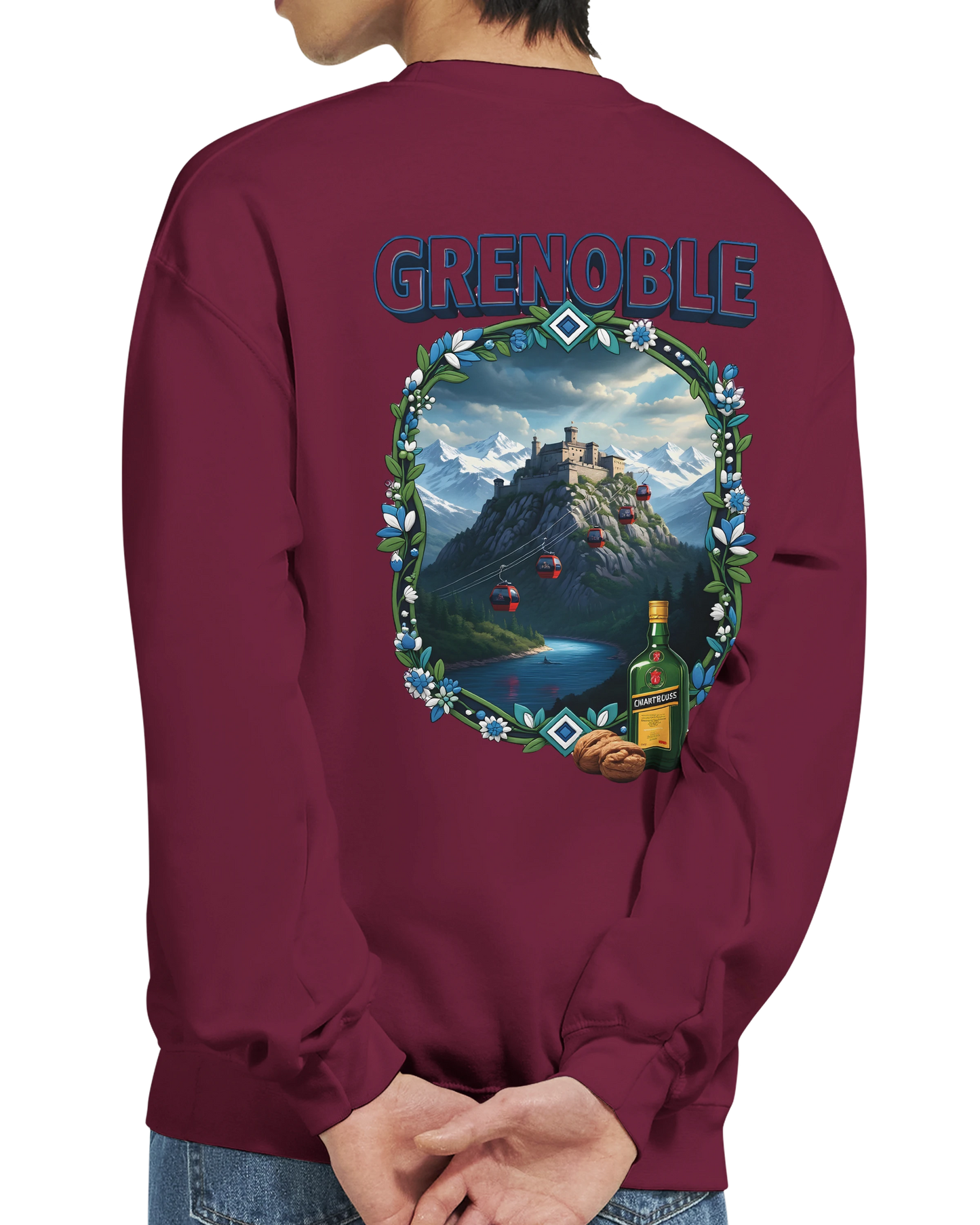 Sweat-shirt unisexe Grenoble – Style urbain premium