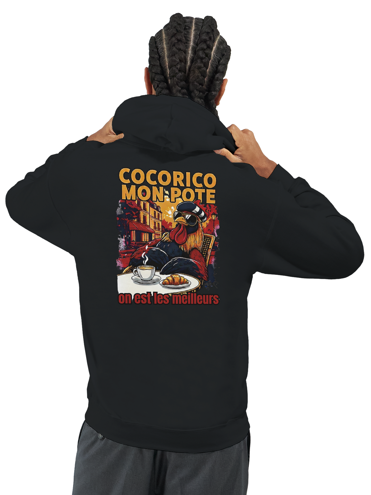 Sweat à Capuche homme on est les meilleurs