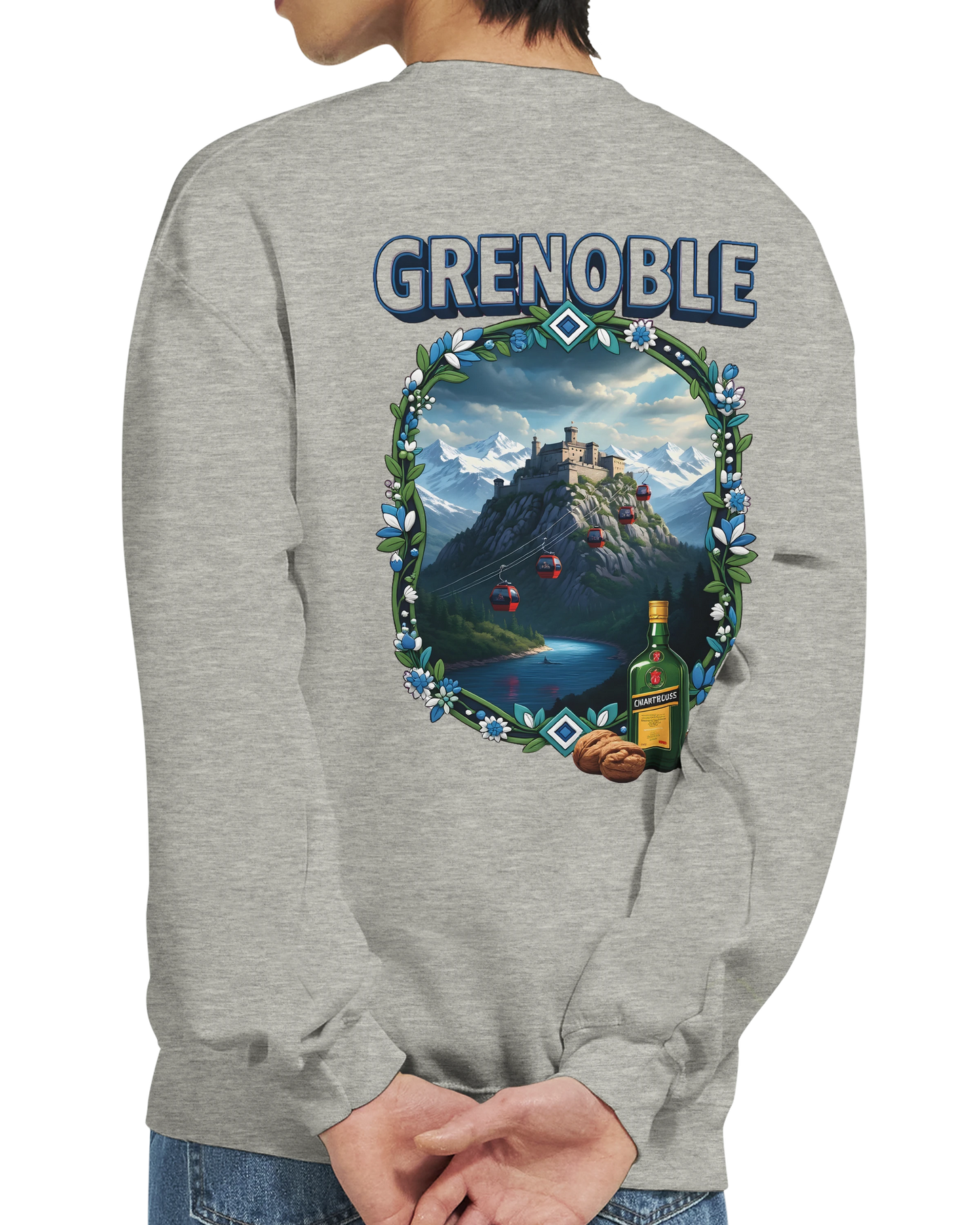 Sweat-shirt unisexe Grenoble – Style urbain premium