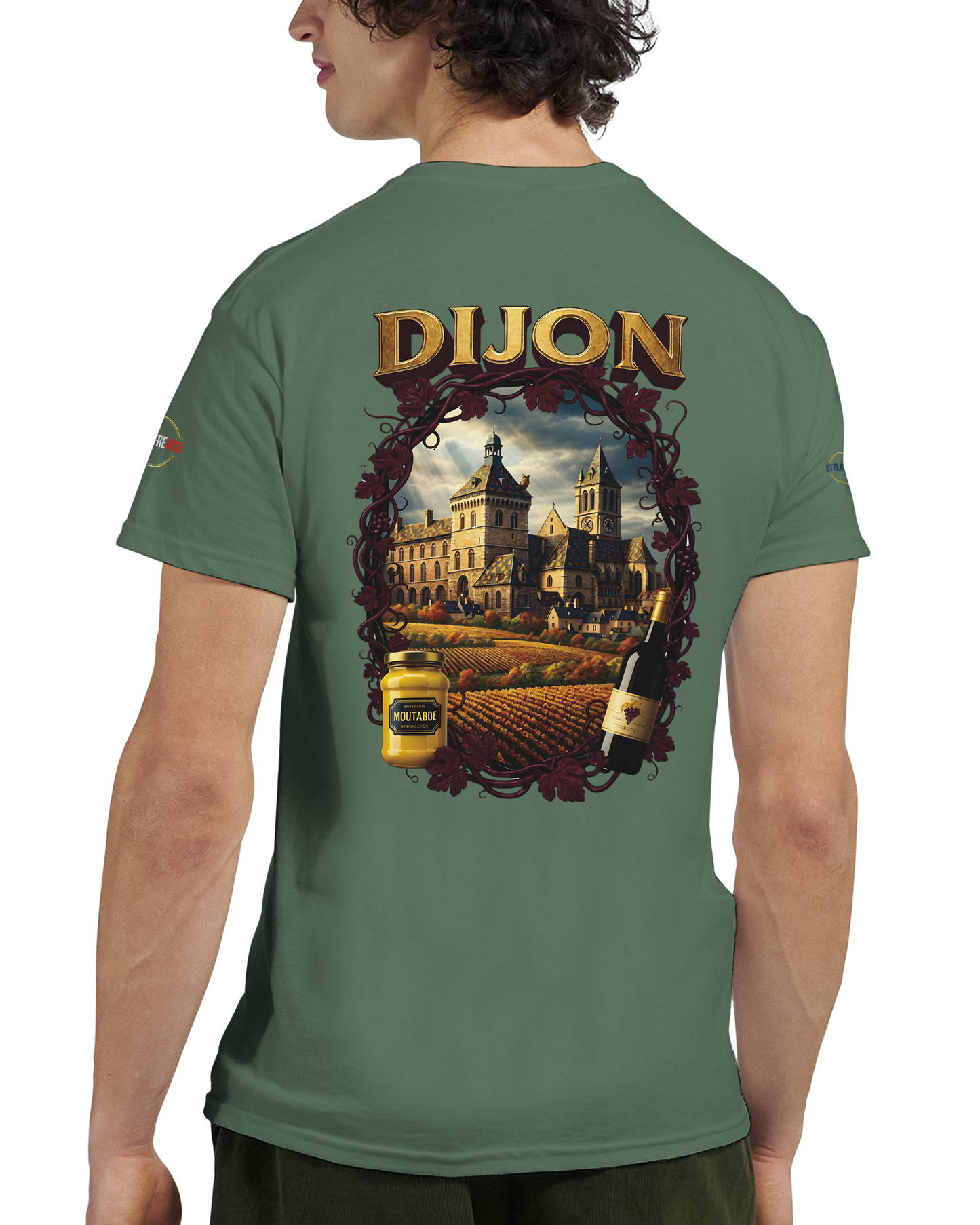 T-shirt Unisexe Dijon – Ville de France en Coton Premium