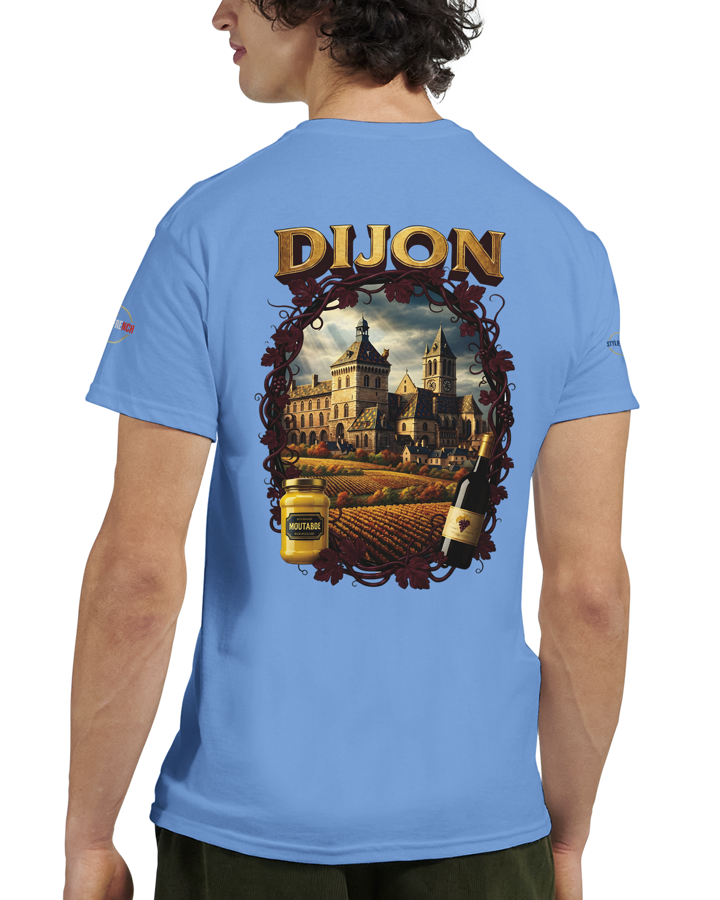 T-shirt Unisexe Dijon – Ville de France en Coton Premium