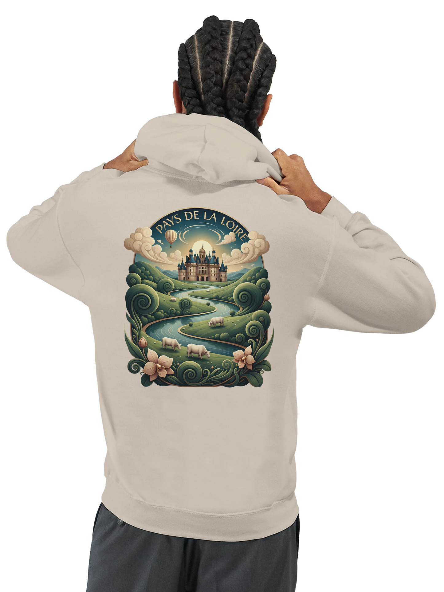Sweat à capuche unisexe Pays de la Loire - Confort Premium