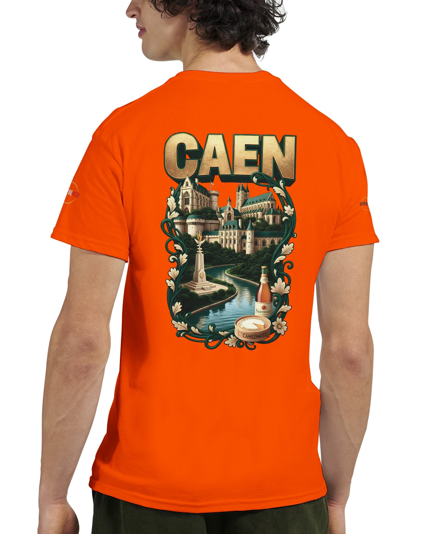 T-shirt Unisexe Caen - Ville de France - Design Classique en Coton