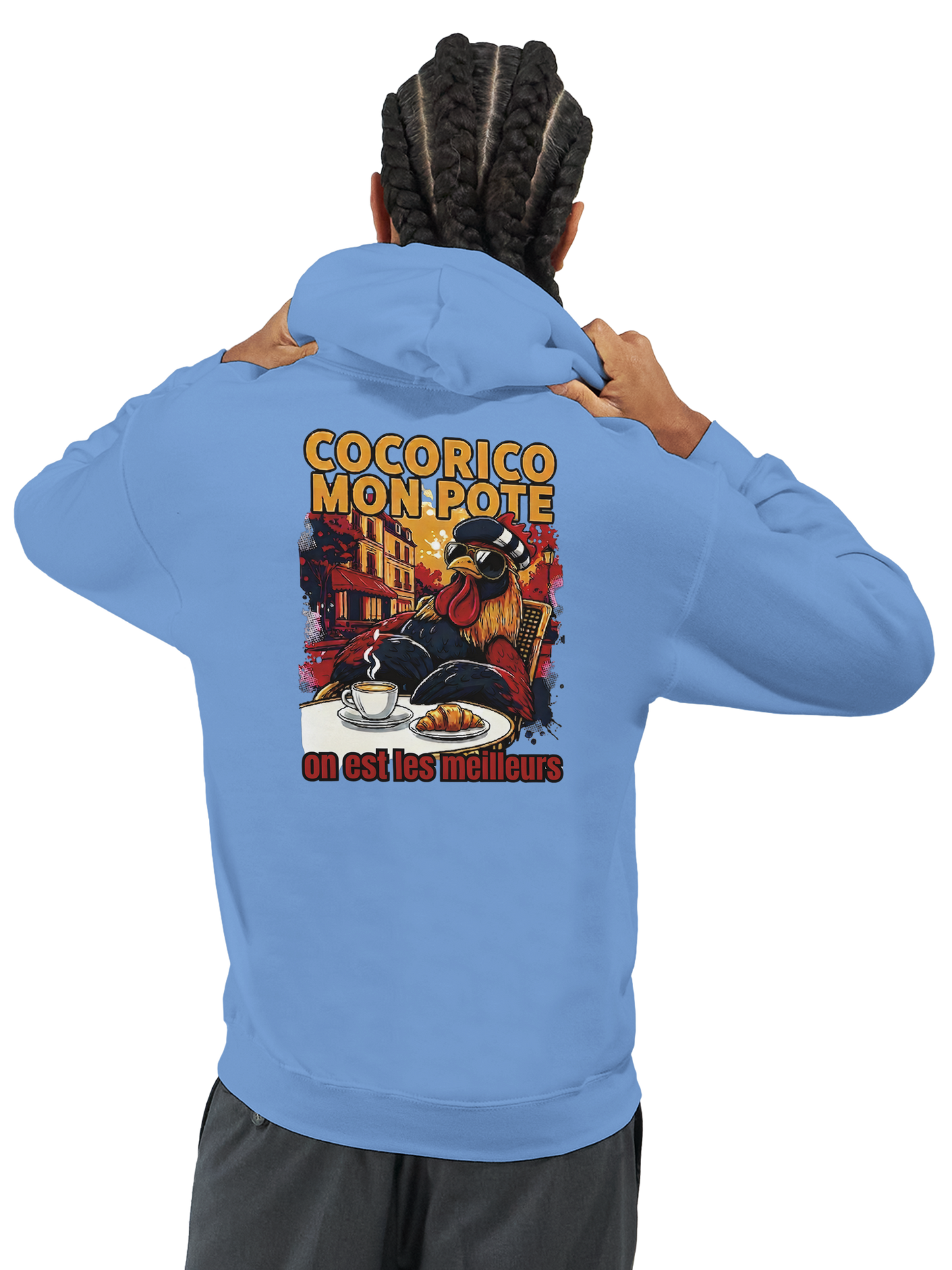 Sweat à Capuche homme on est les meilleurs