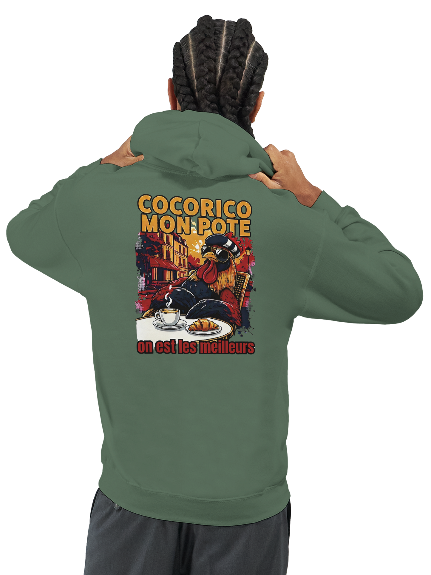 Sweat à Capuche homme on est les meilleurs