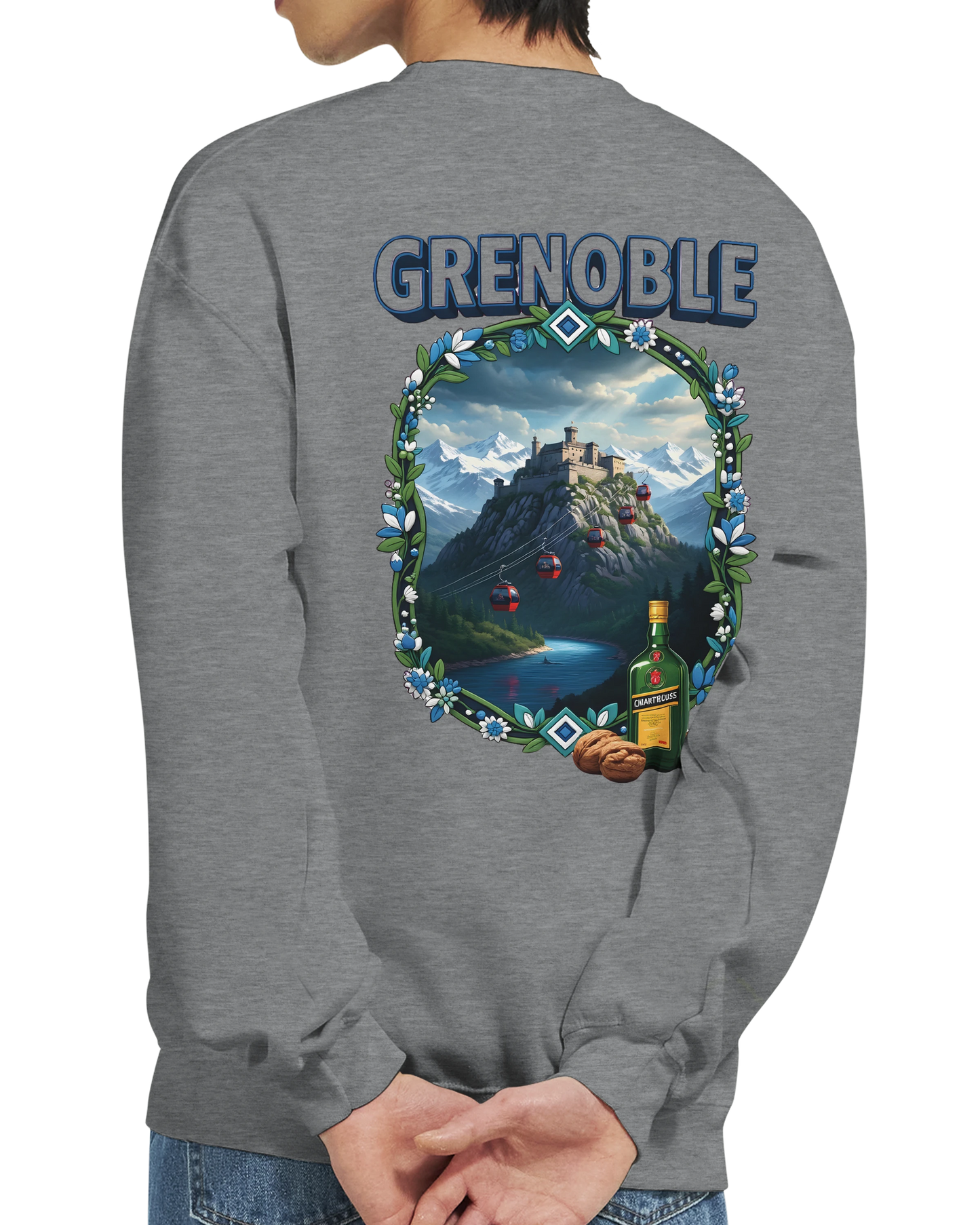 Sweat-shirt unisexe Grenoble – Style urbain premium