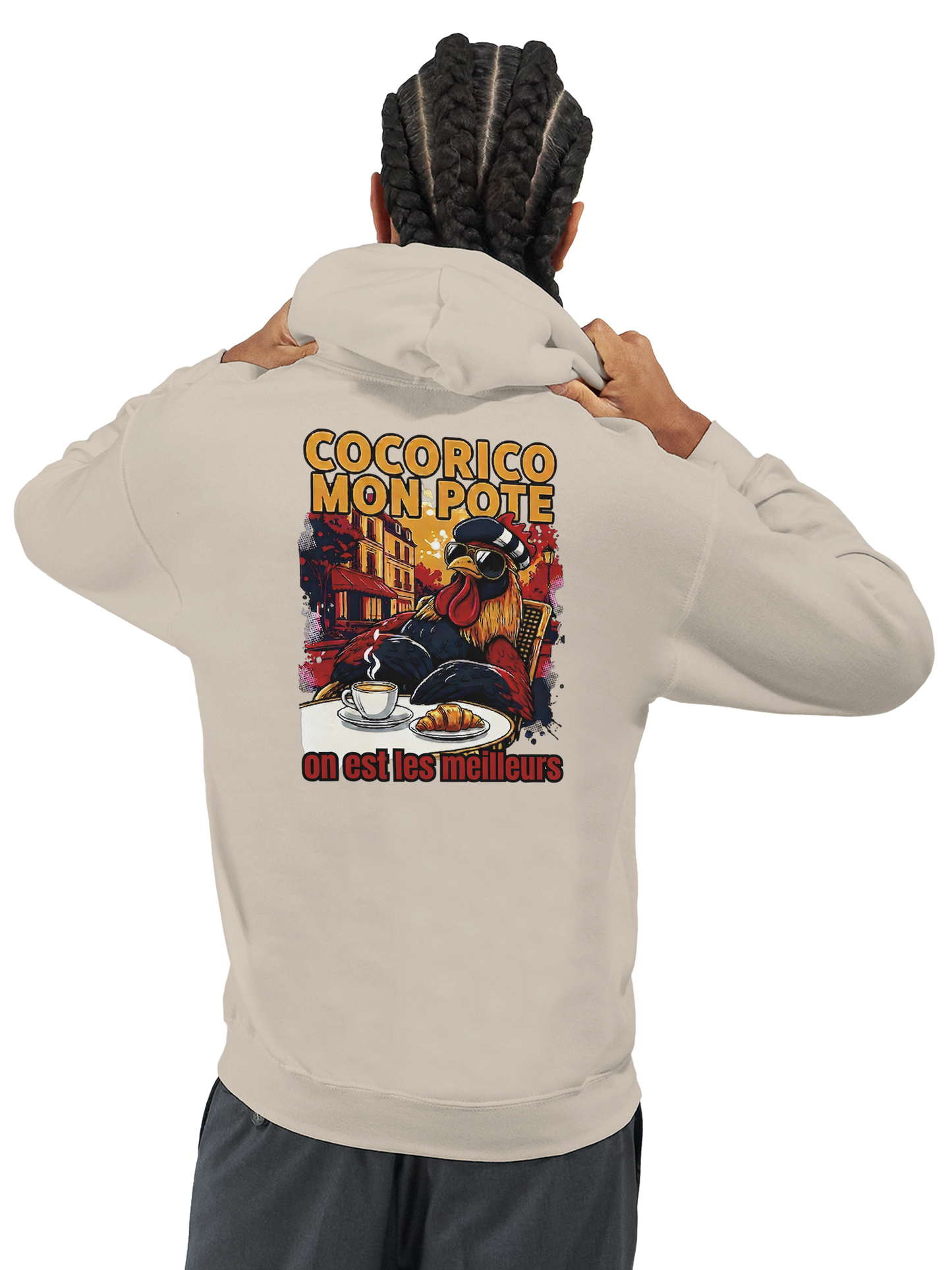 Sweat à Capuche homme on est les meilleurs